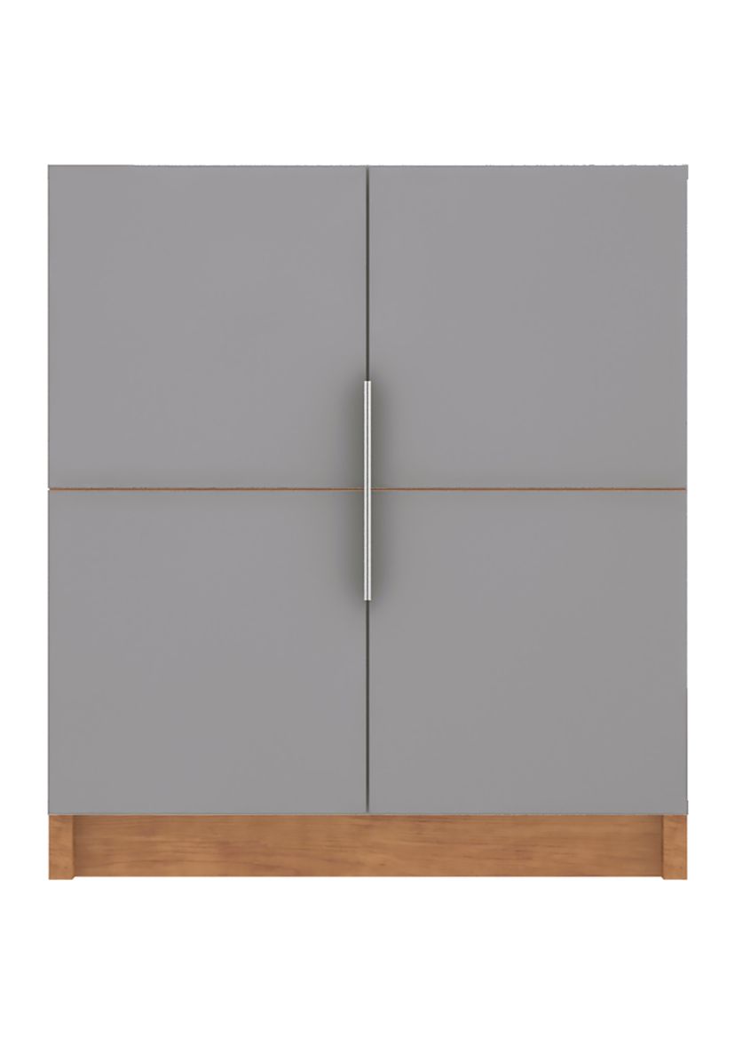Cornelia Cabinet in White/Nature