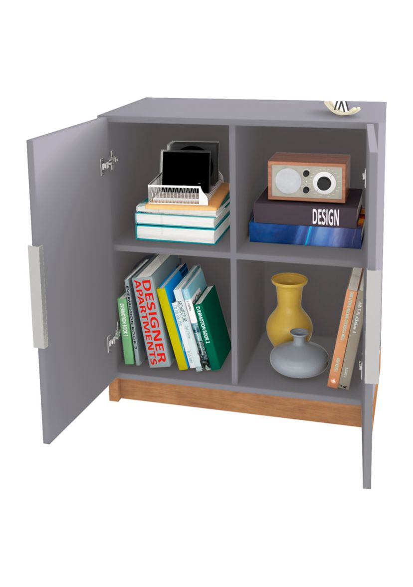 Cornelia Cabinet in White/Nature