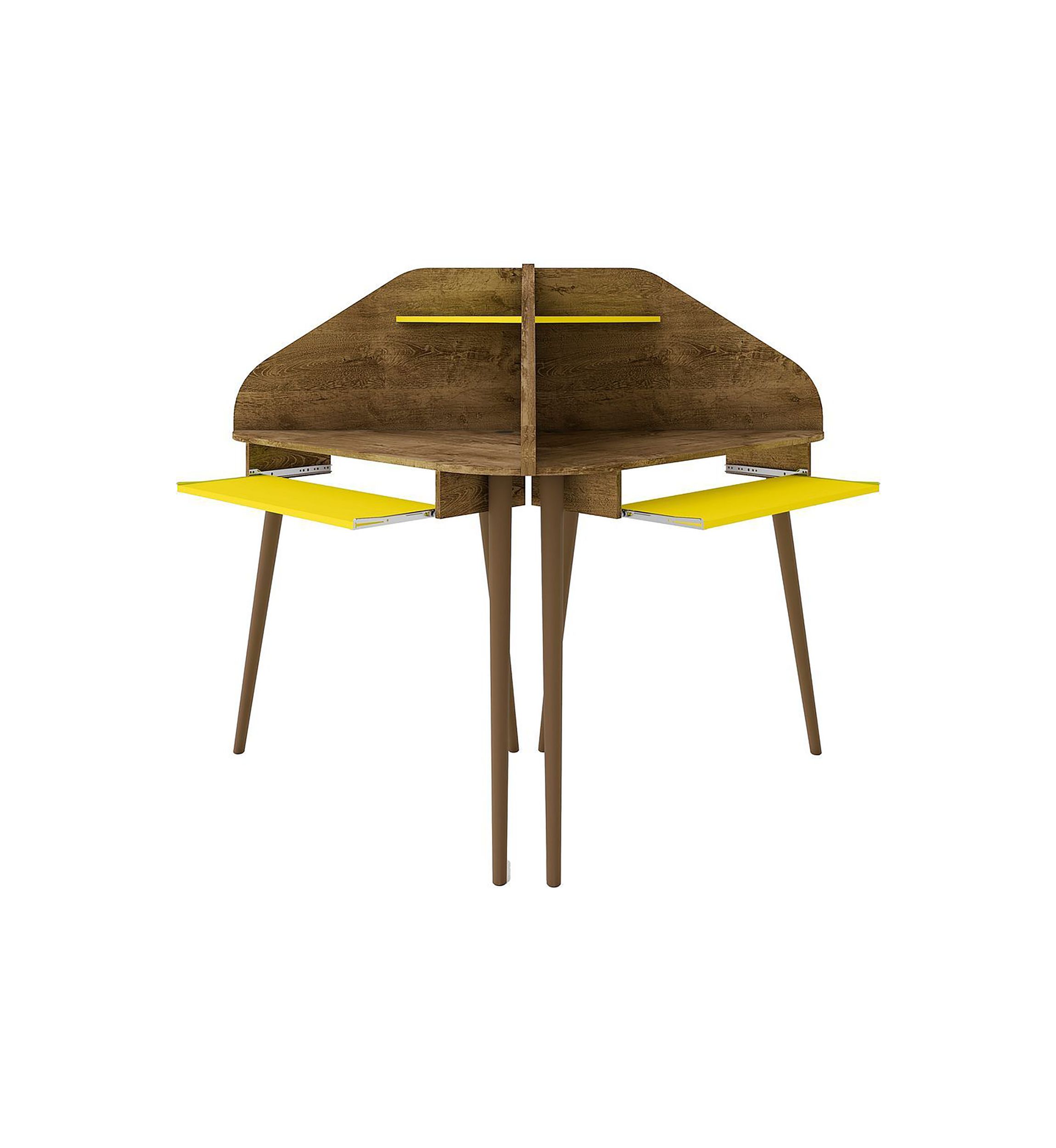Bradley 4-Piece Round Sectional Cubicle Desk