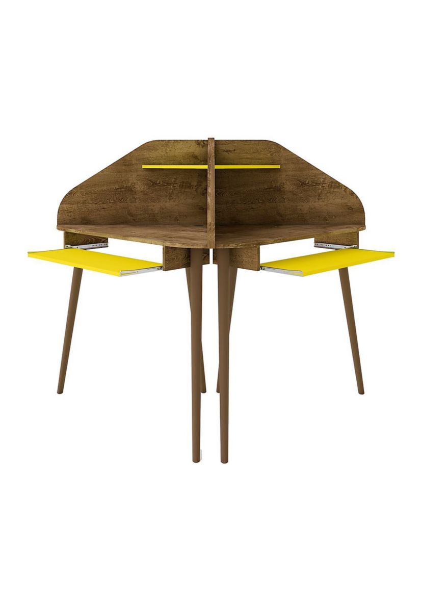 Bradley 4-Piece Round Sectional Cubicle Desk