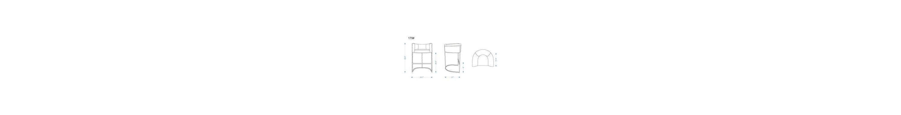 Cosmopolitan Counter Stool -Set of 2