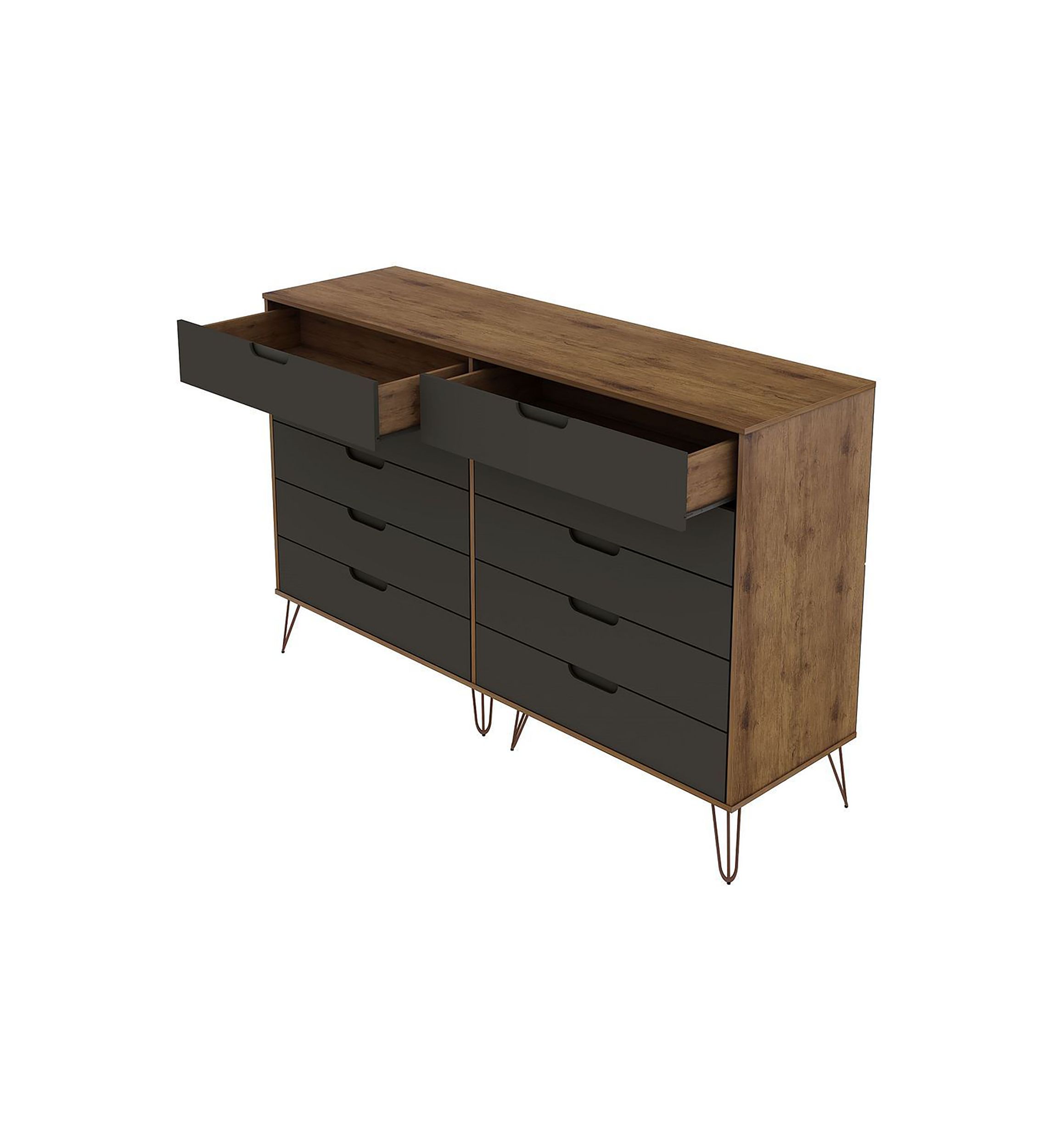 Rockefeller 10-Drawer Double Tall Dresser