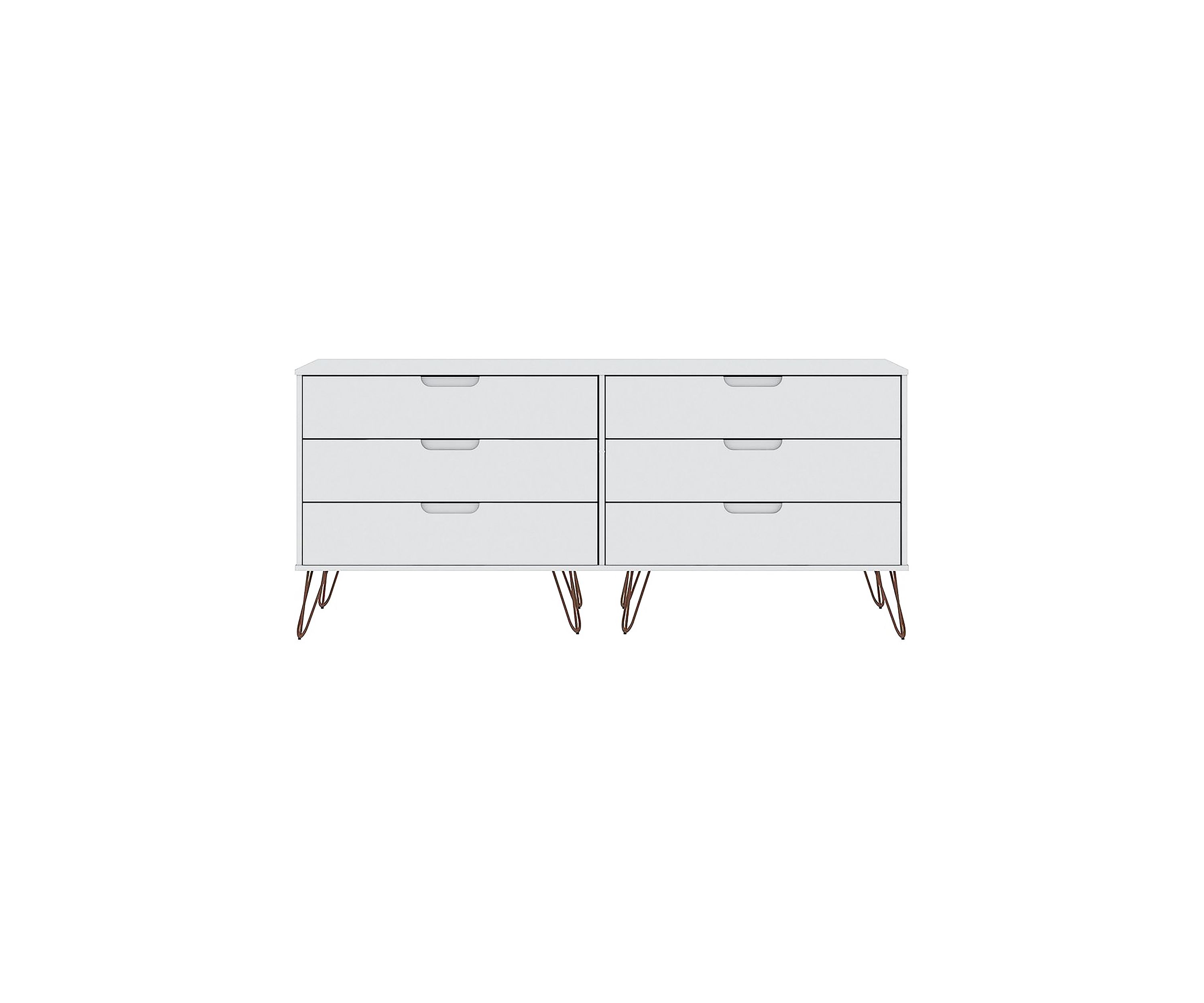 Rockefeller 6-Drawer Double Low Dresser