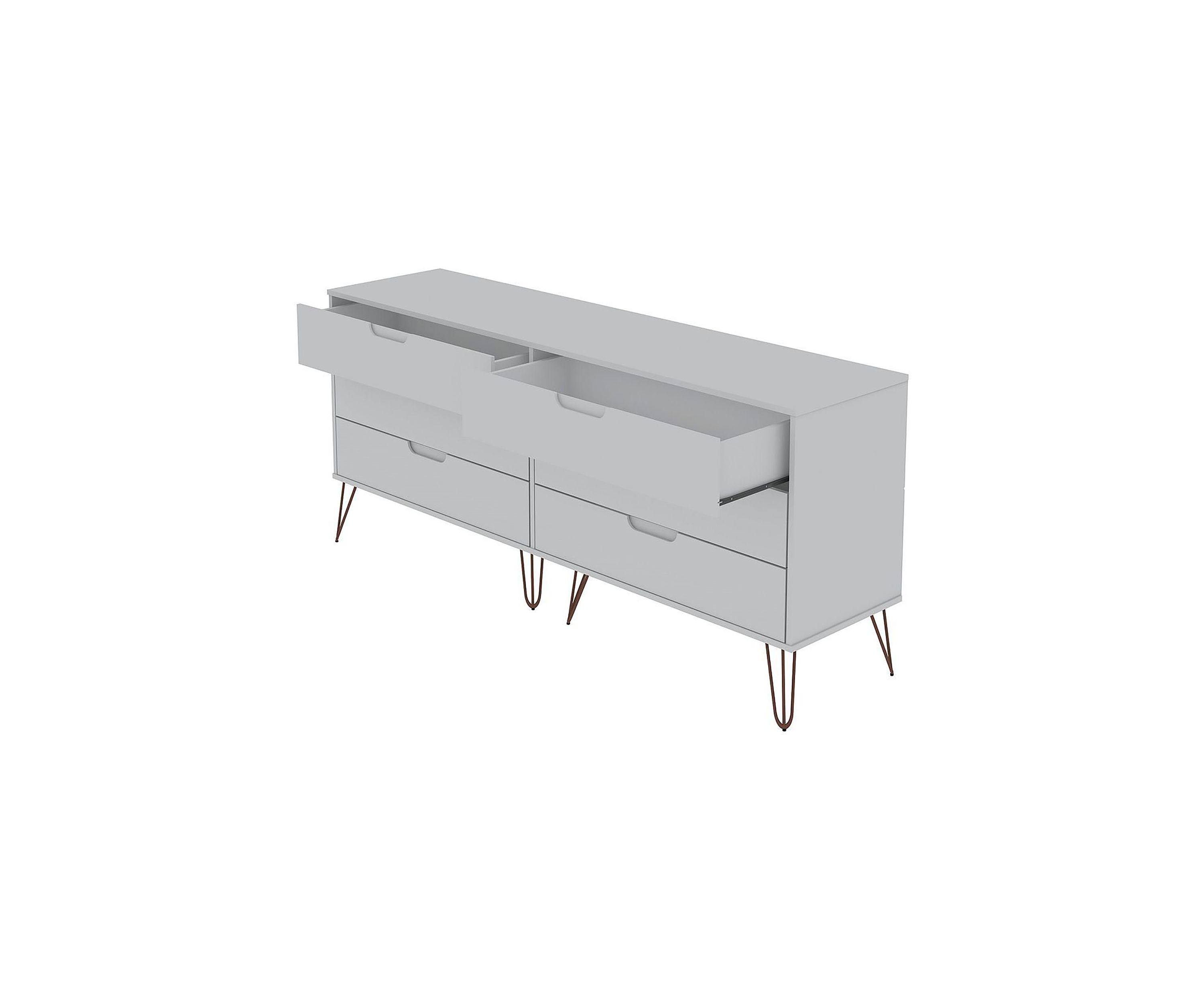 Rockefeller 6-Drawer Double Low Dresser