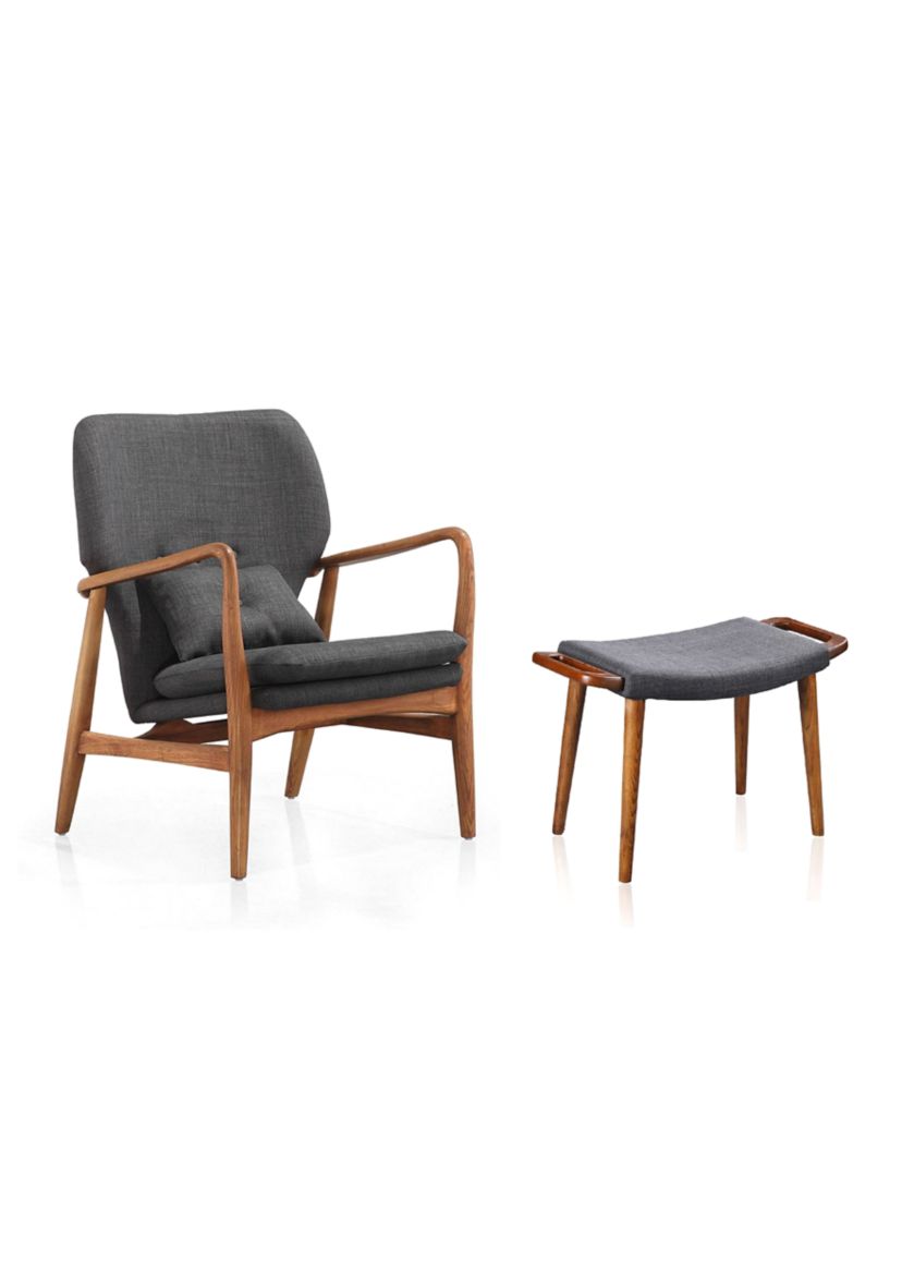 Bradley Accent Chair and Ottoman