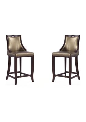 Manhattan Comfort Emperor Bar Stool -Set of 2