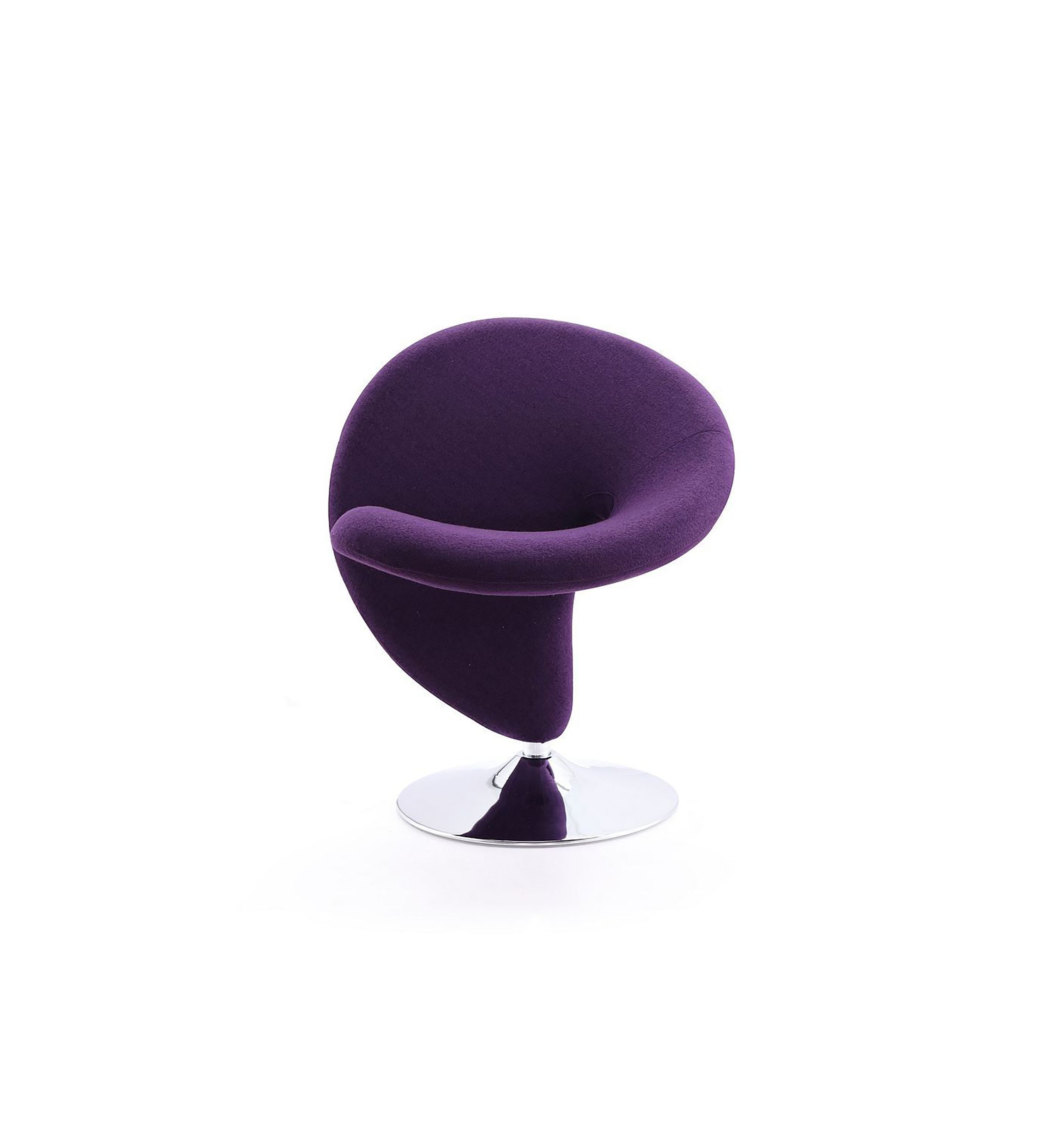 Curl Swivel Accent Chair -Set of 2