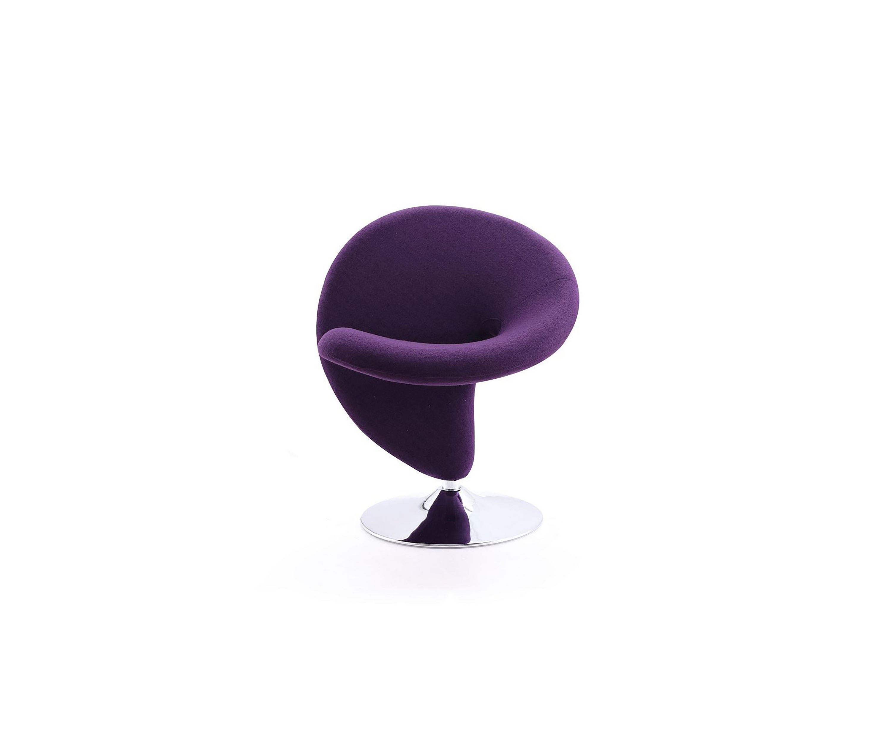 Curl Swivel Accent Chair -Set of 2