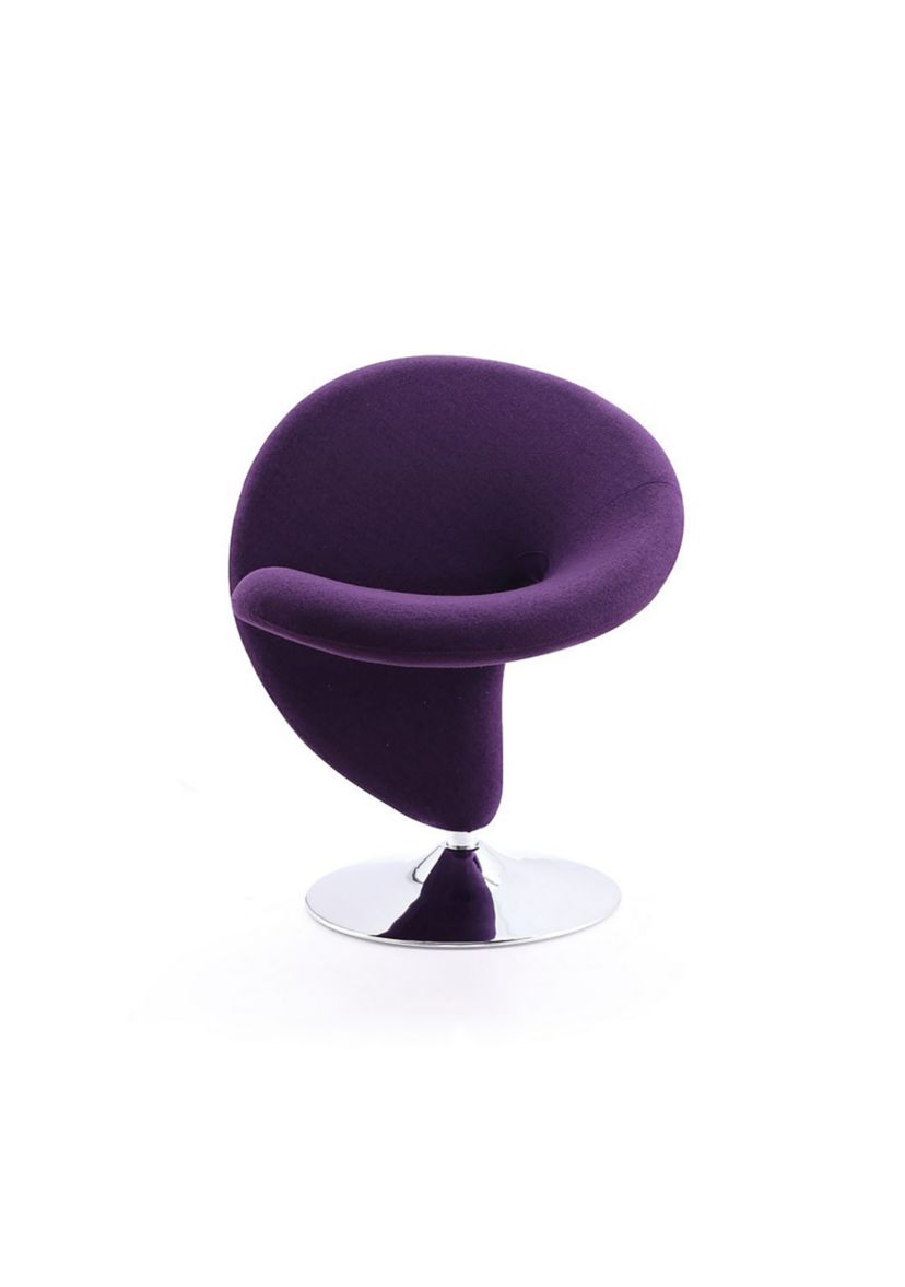 Curl Swivel Accent Chair -Set of 2