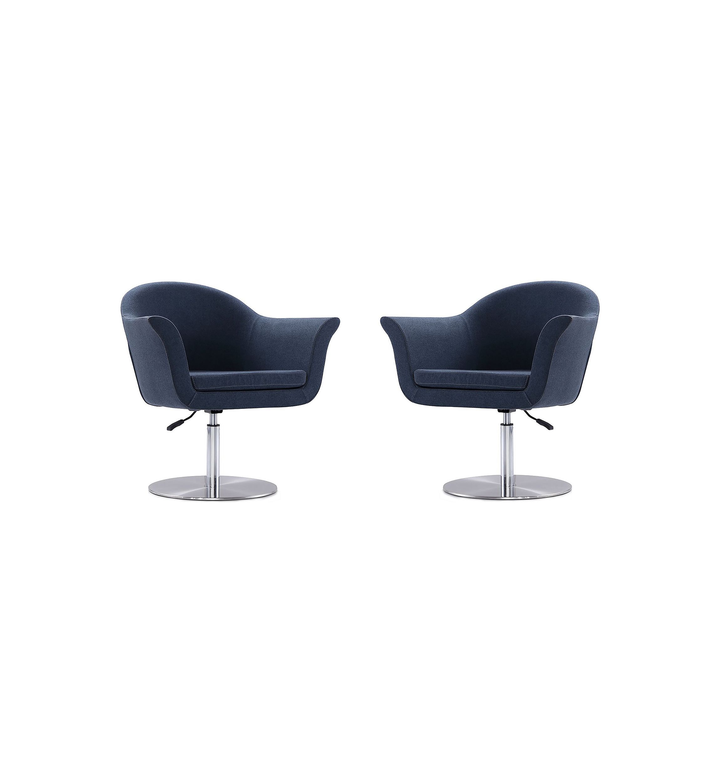 Voyager Swivel Adjustable Accent Chair -Set of 2