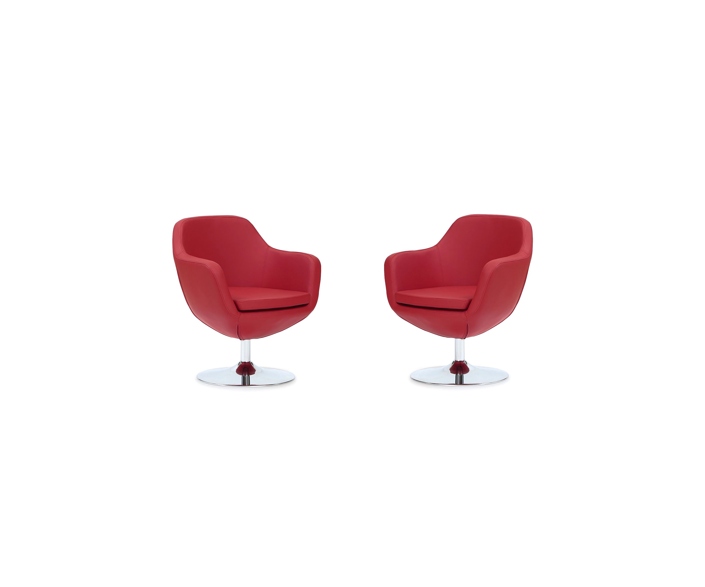 Caisson Swivel Accent Chair -Set of 2