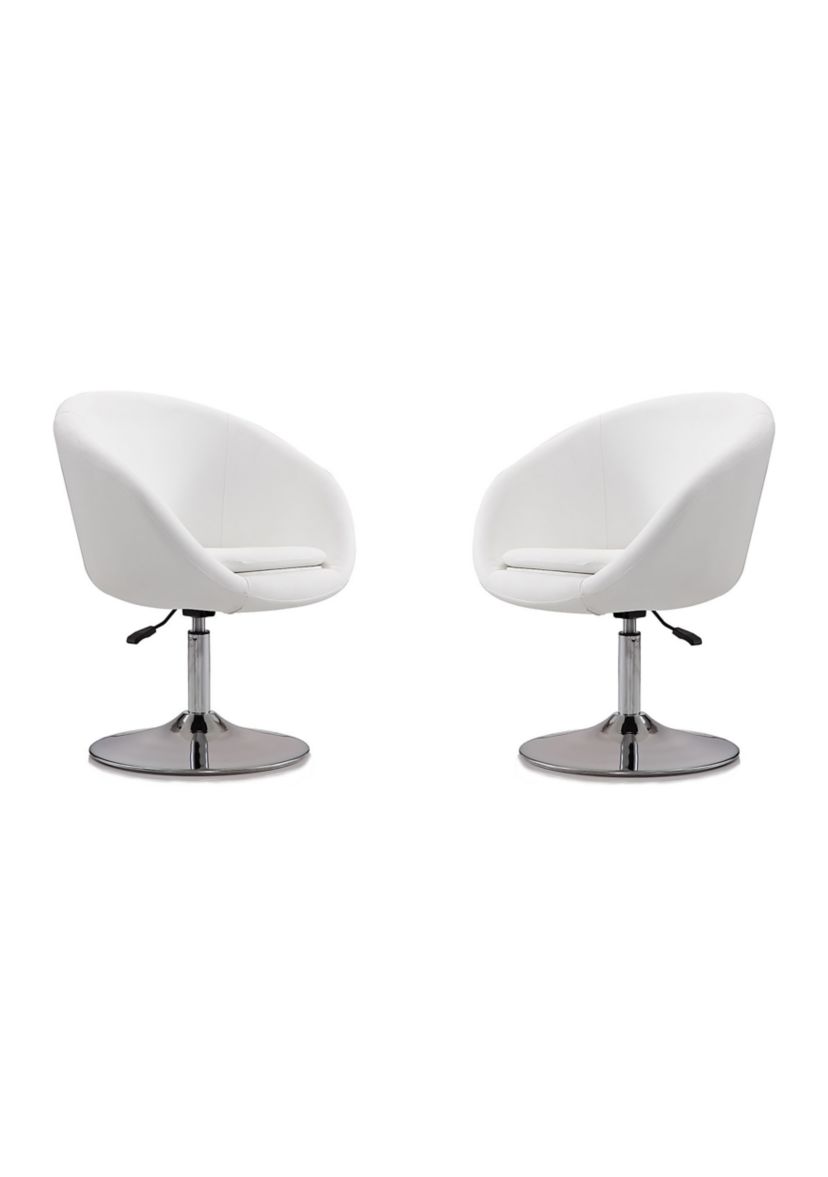 Hopper Swivel Adjustable Height Chair -Set of 2