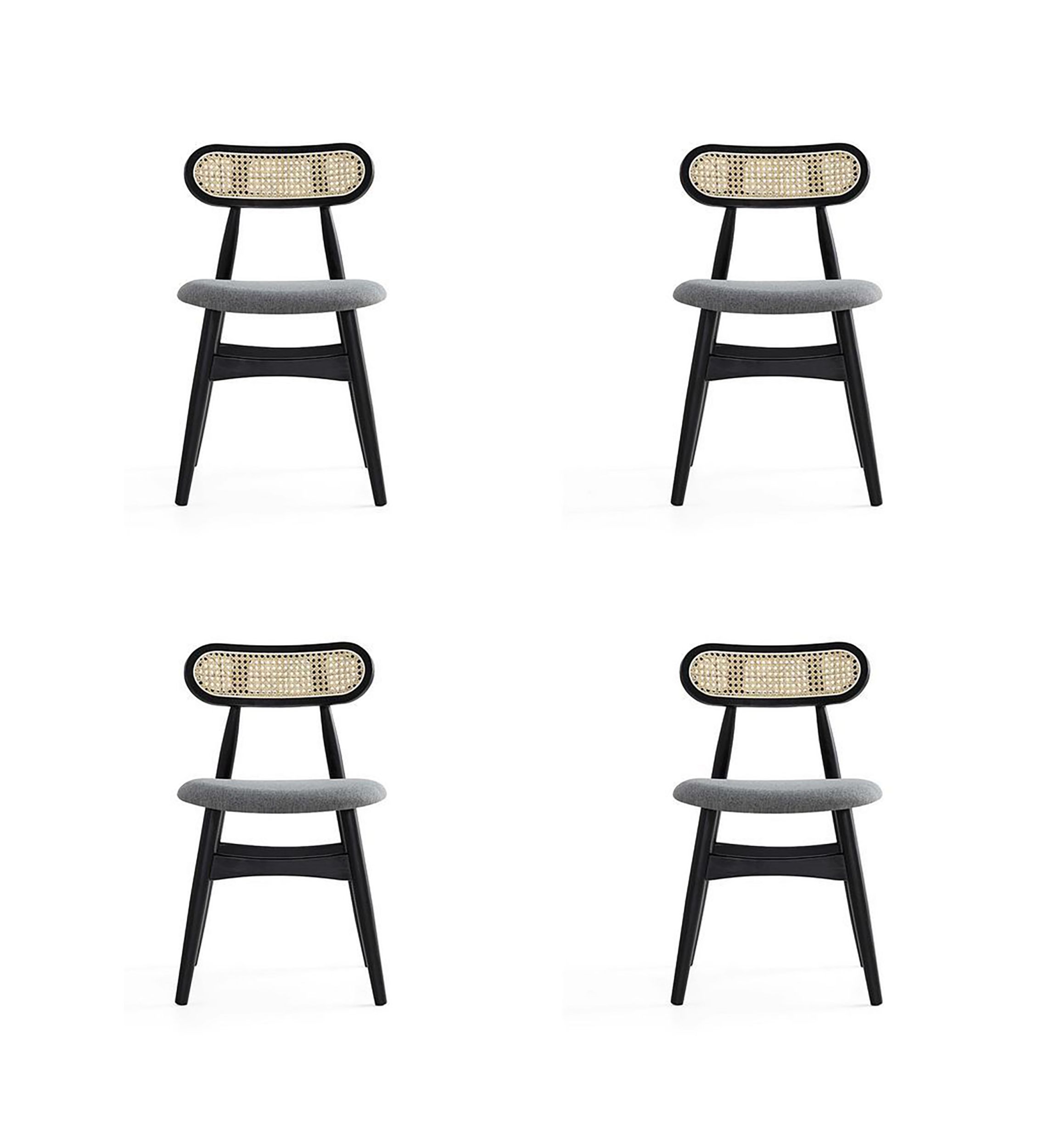Colbert Cane Dining Chair- Set of 4