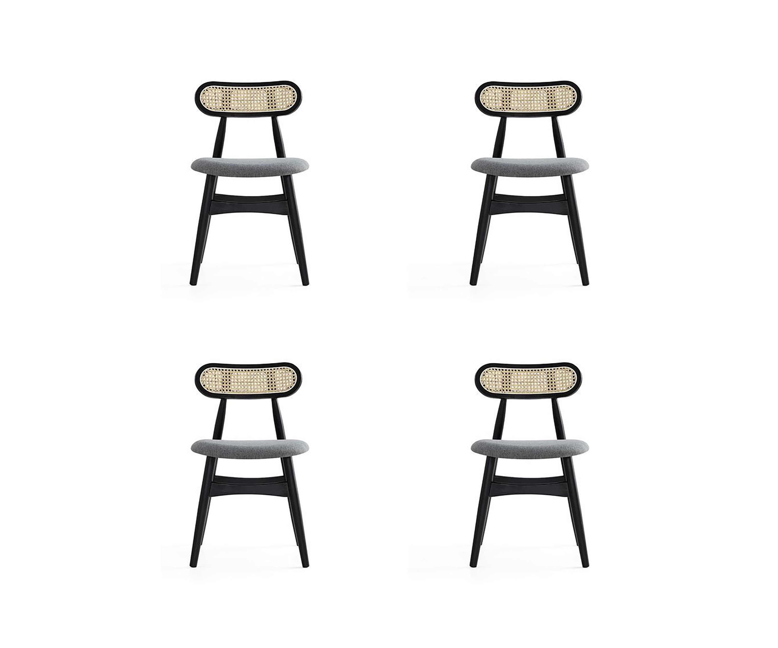 Colbert Cane Dining Chair- Set of 4