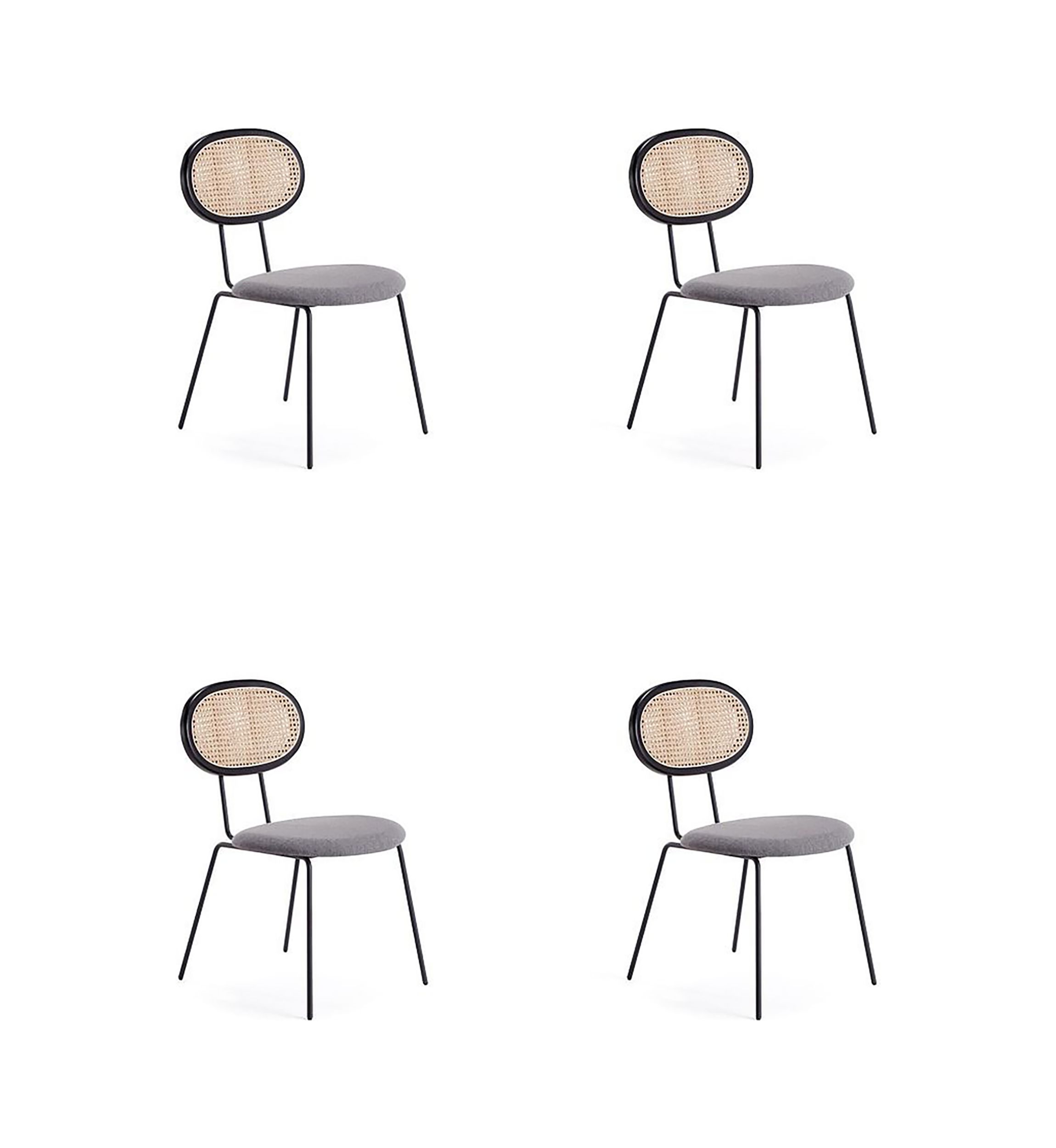 Jardin Cane Dining Chair- Set of 4