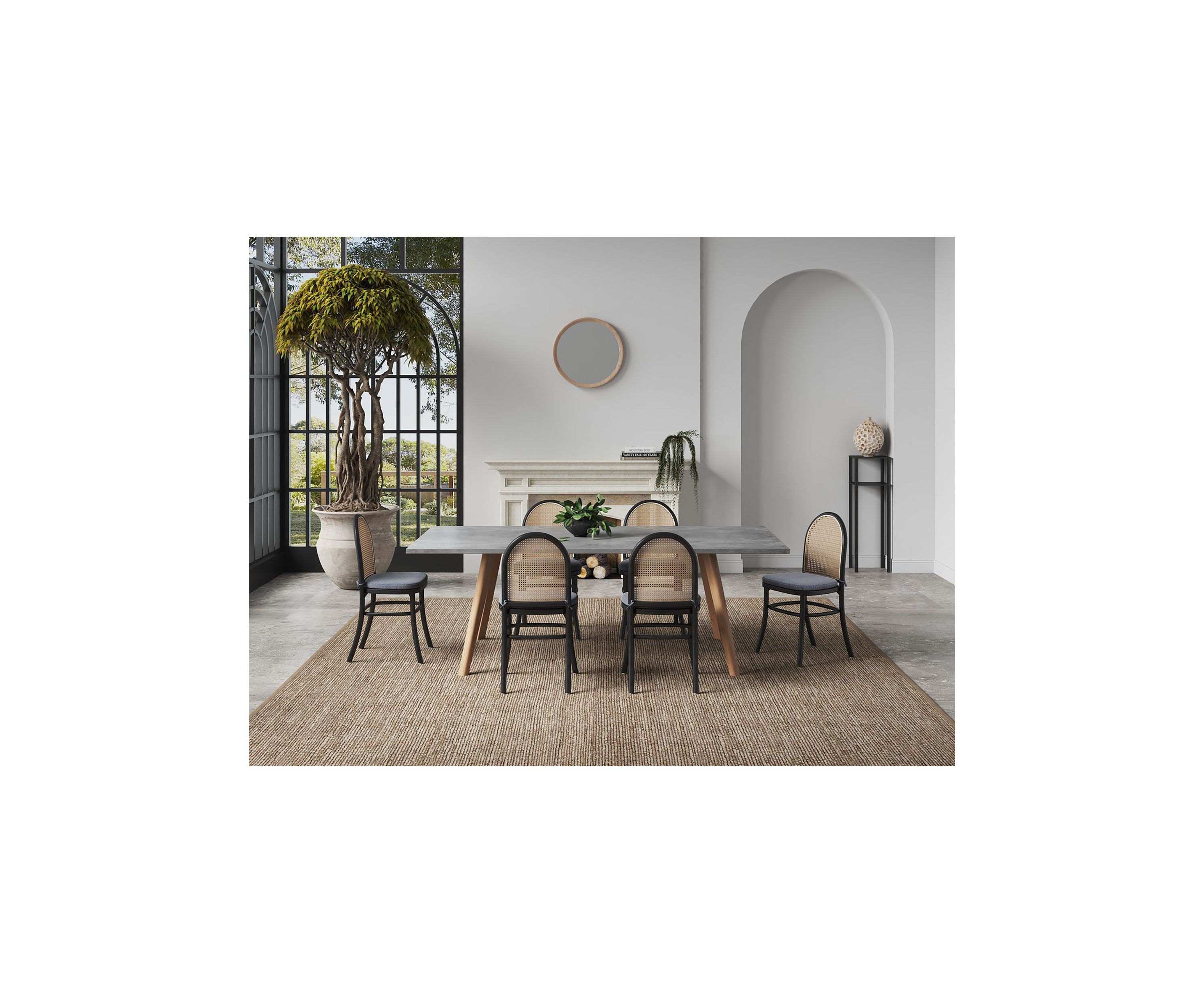 Paragon Cane Dining Chair 1.0 - Set of 4