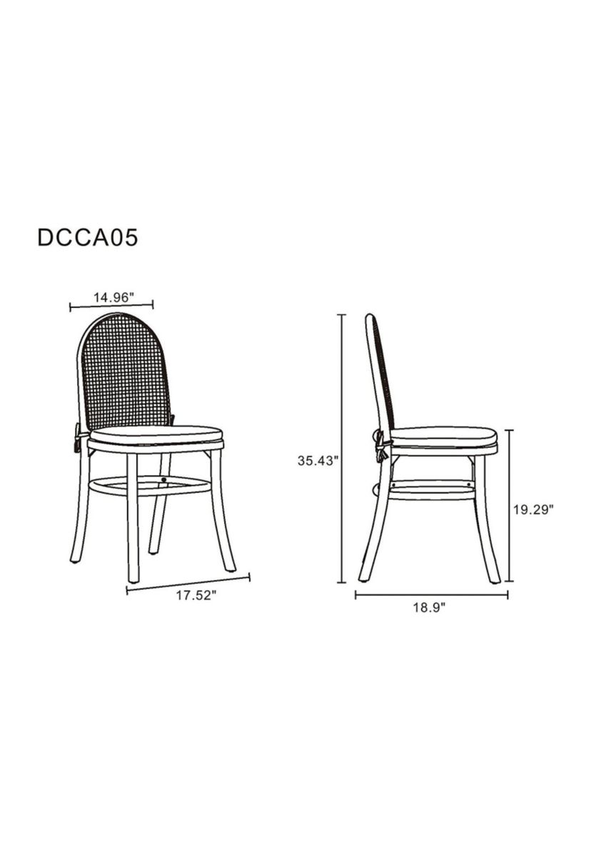 Paragon Cane Dining Chair 1.0 - Set of 4
