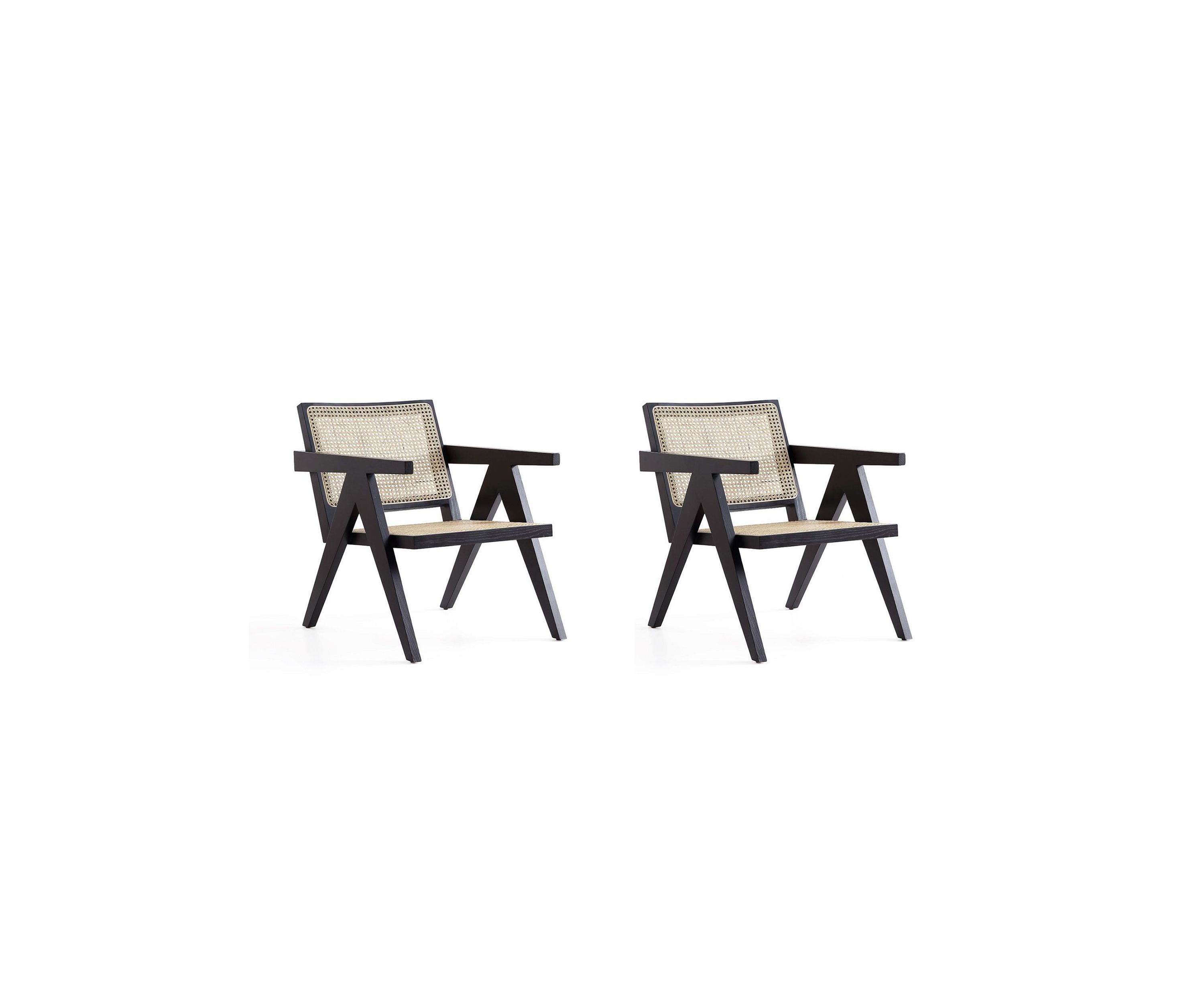 Hamlet Cane Accent Chair - Set of 2