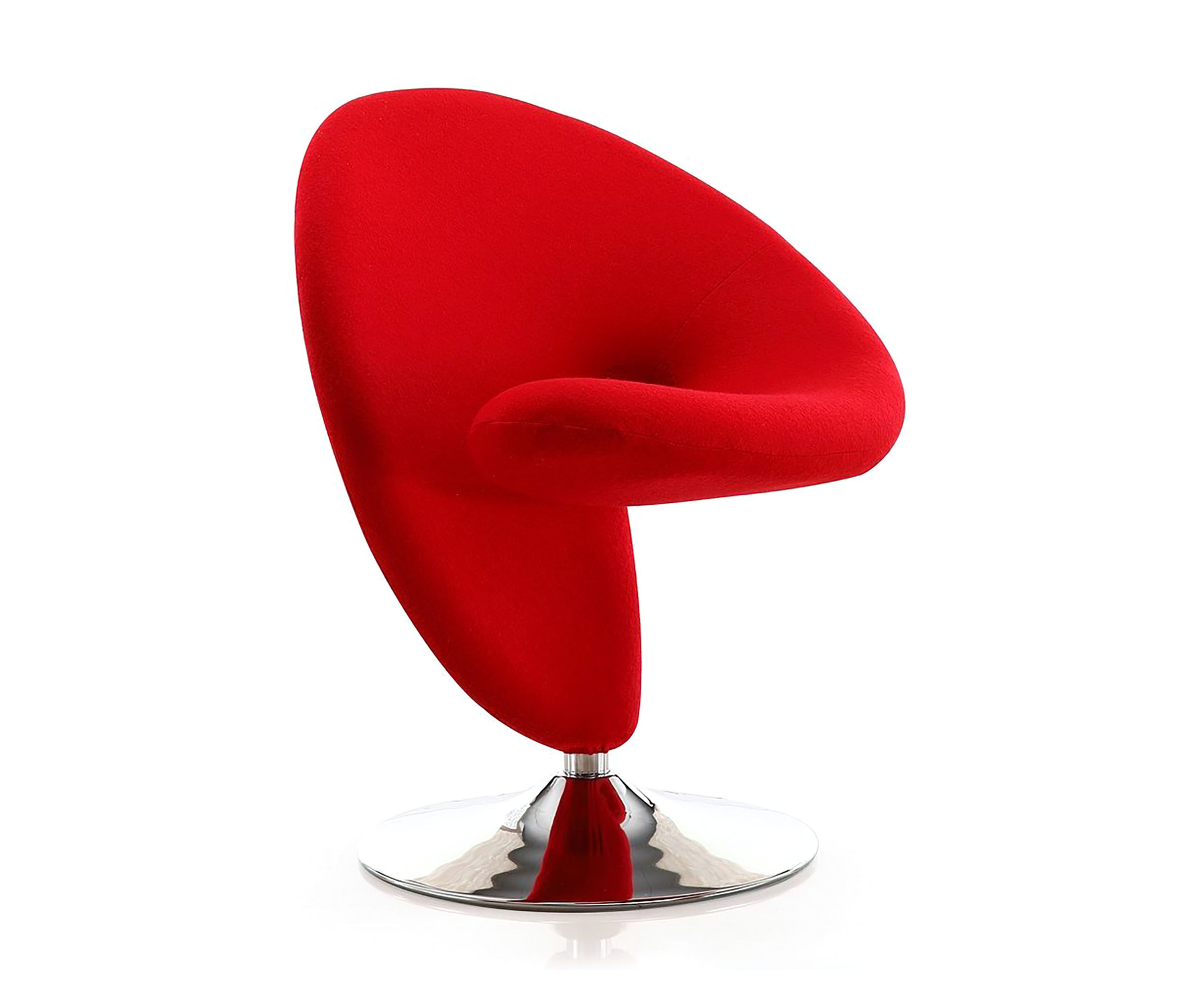 Curl Swivel Accent Chair