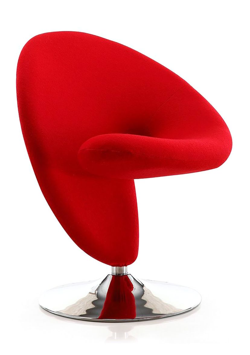 Curl Swivel Accent Chair