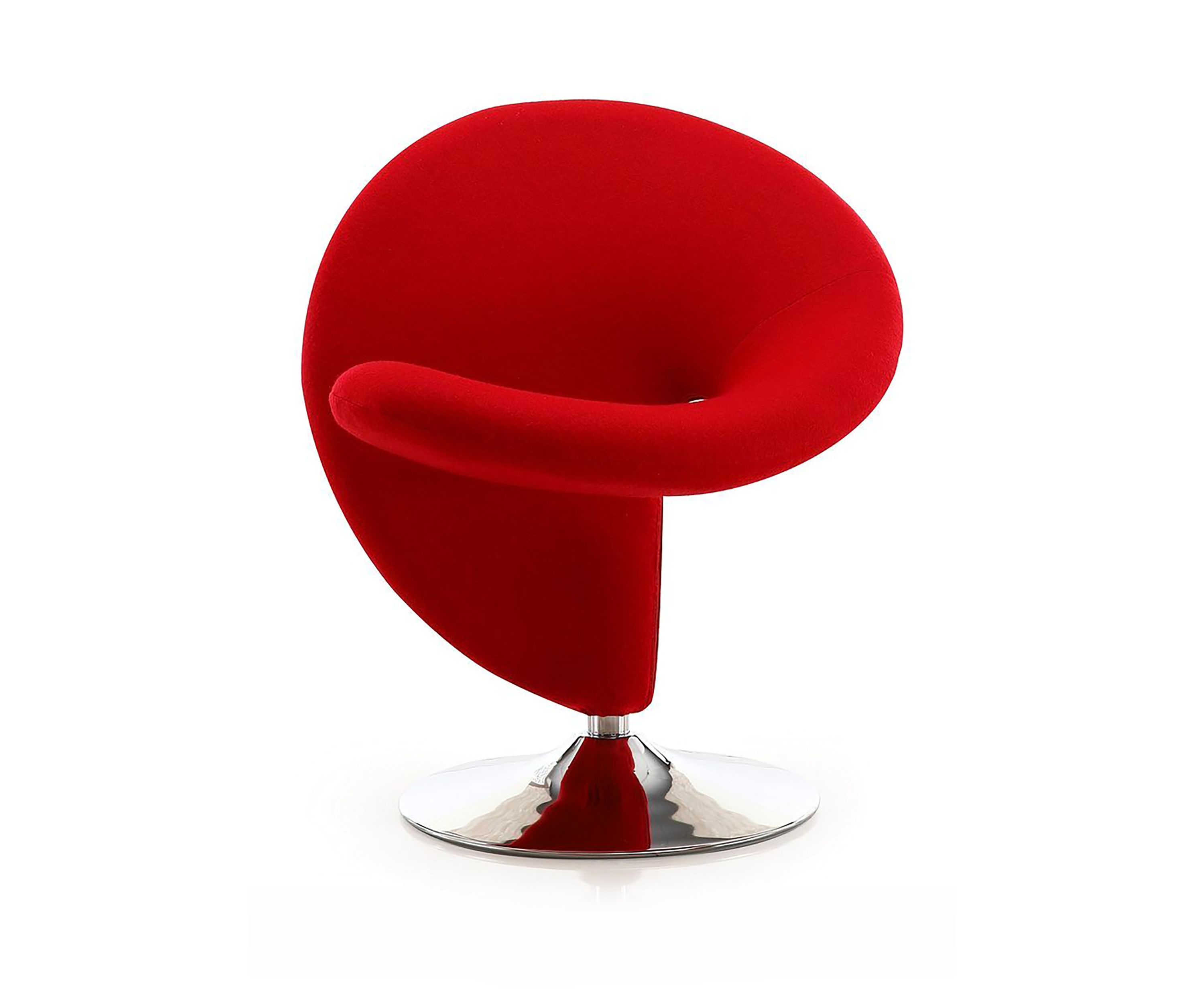 Curl Swivel Accent Chair