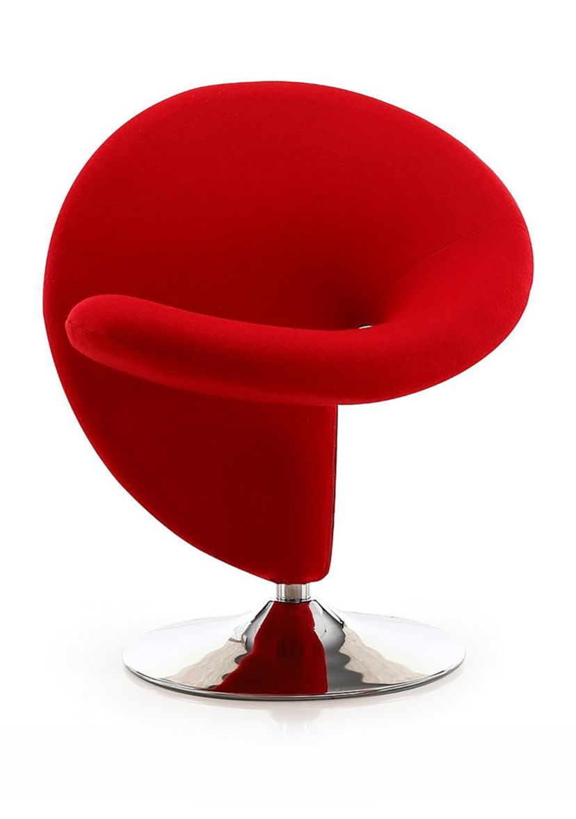 Curl Swivel Accent Chair