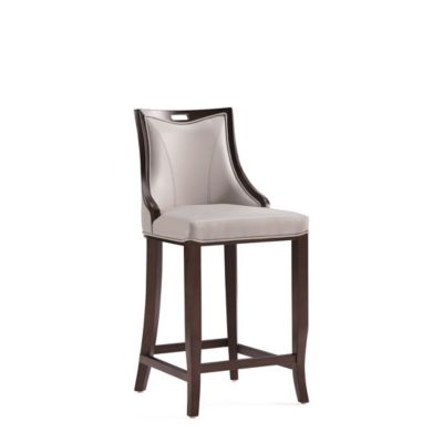 Manhattan Comfort Emperor Bar Stool, Grey