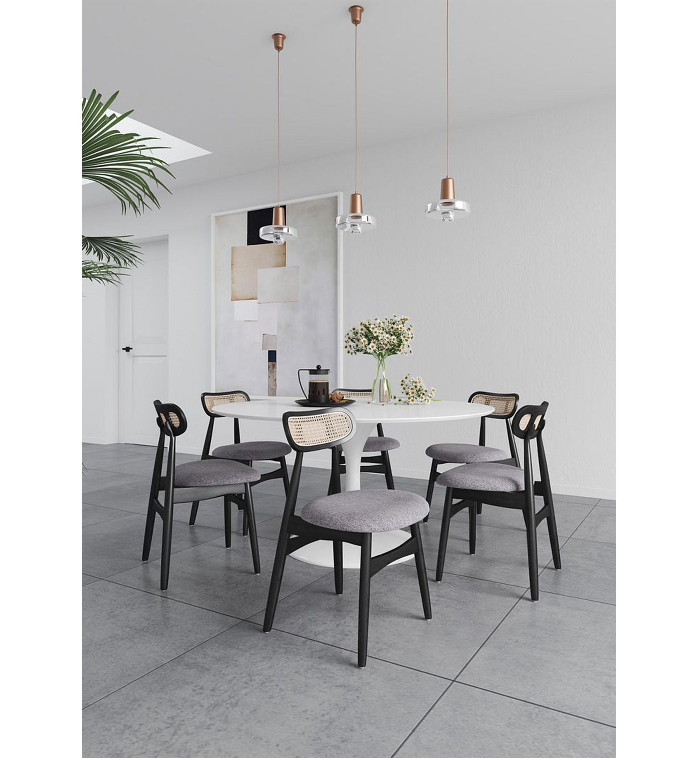 Colbert Cane Dining Chair - Set of 2