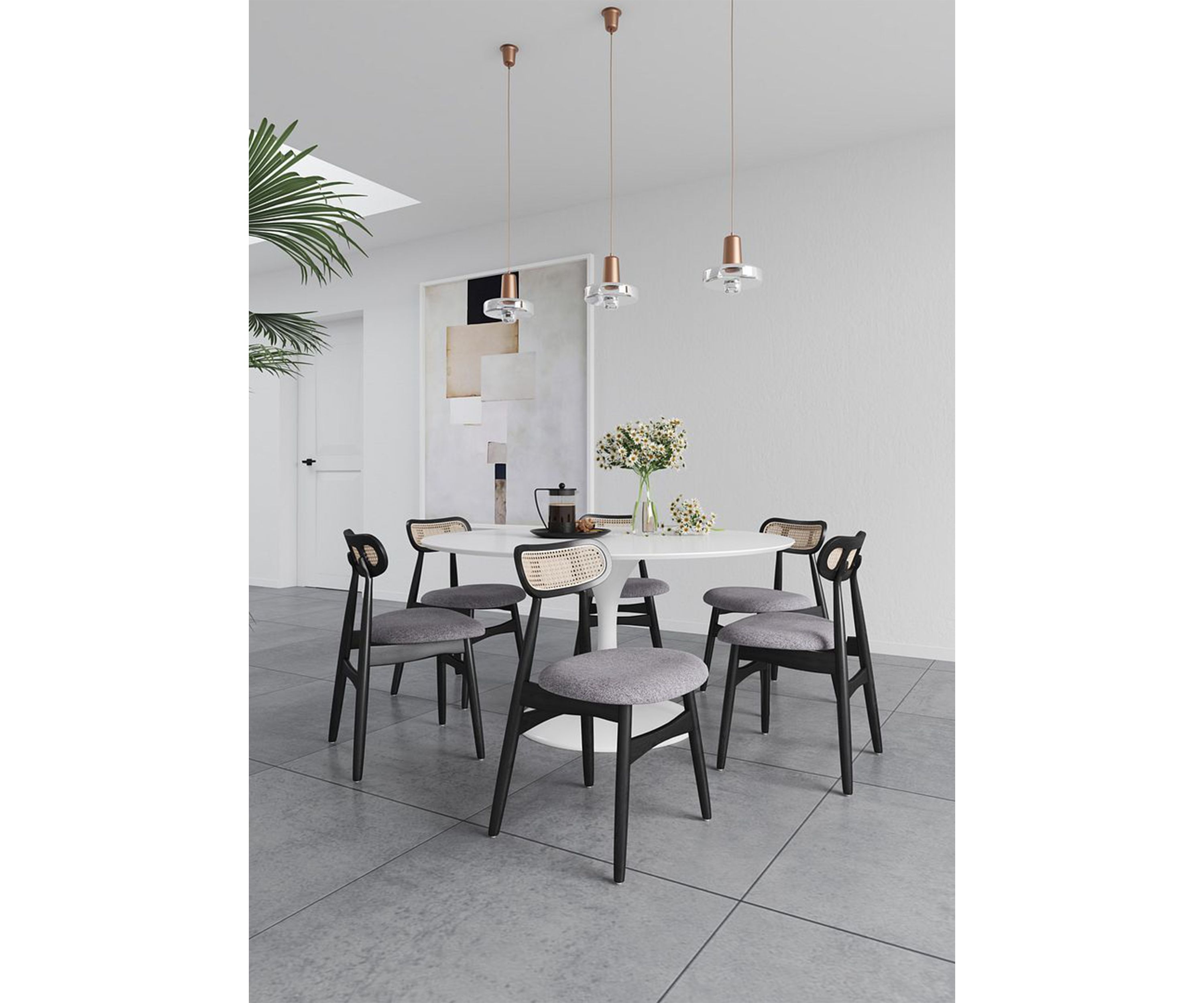 Colbert Cane Dining Chair - Set of 2