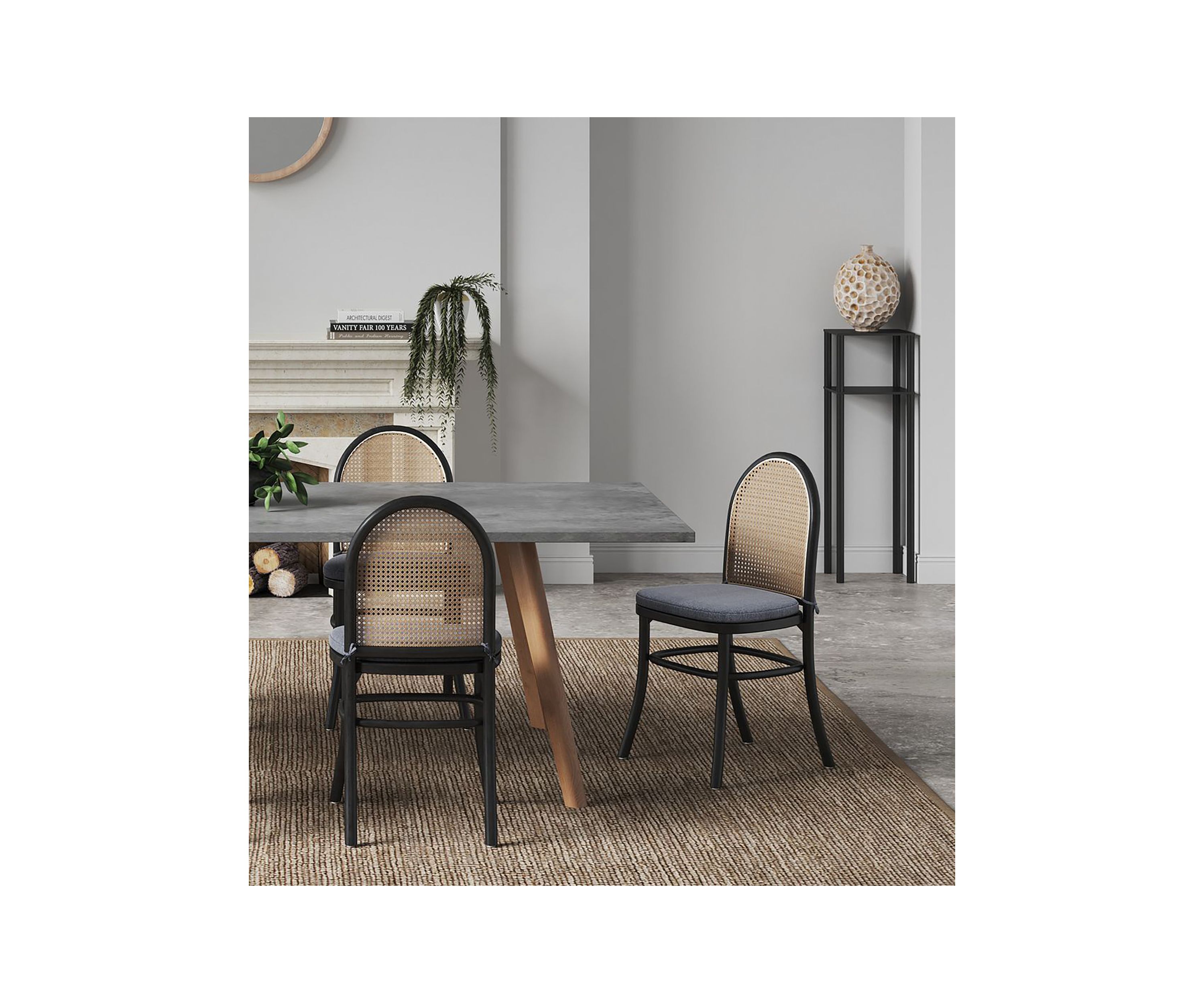 Paragon Cane Dining Chair 1.0 - Set of 2