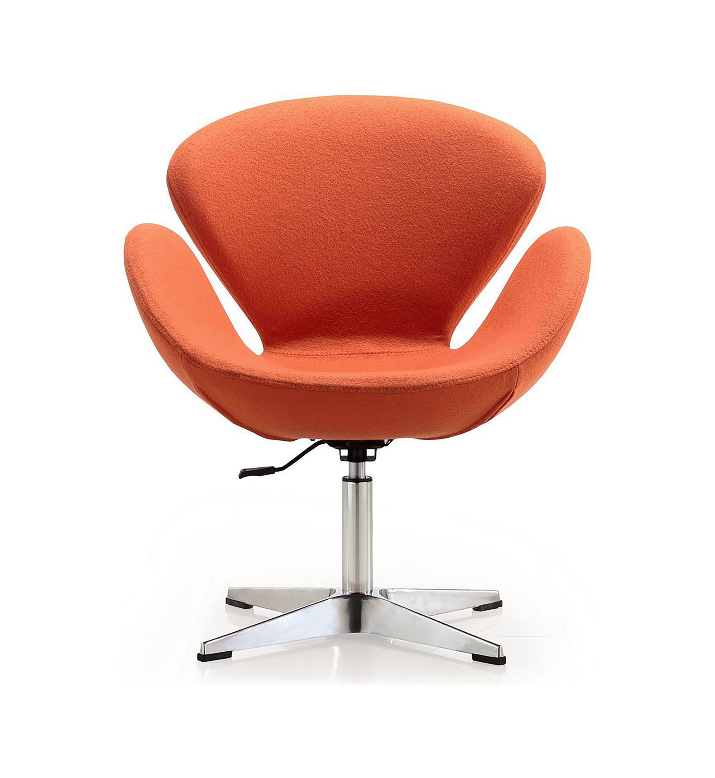 Raspberry Adjustable Swivel Accent Chair