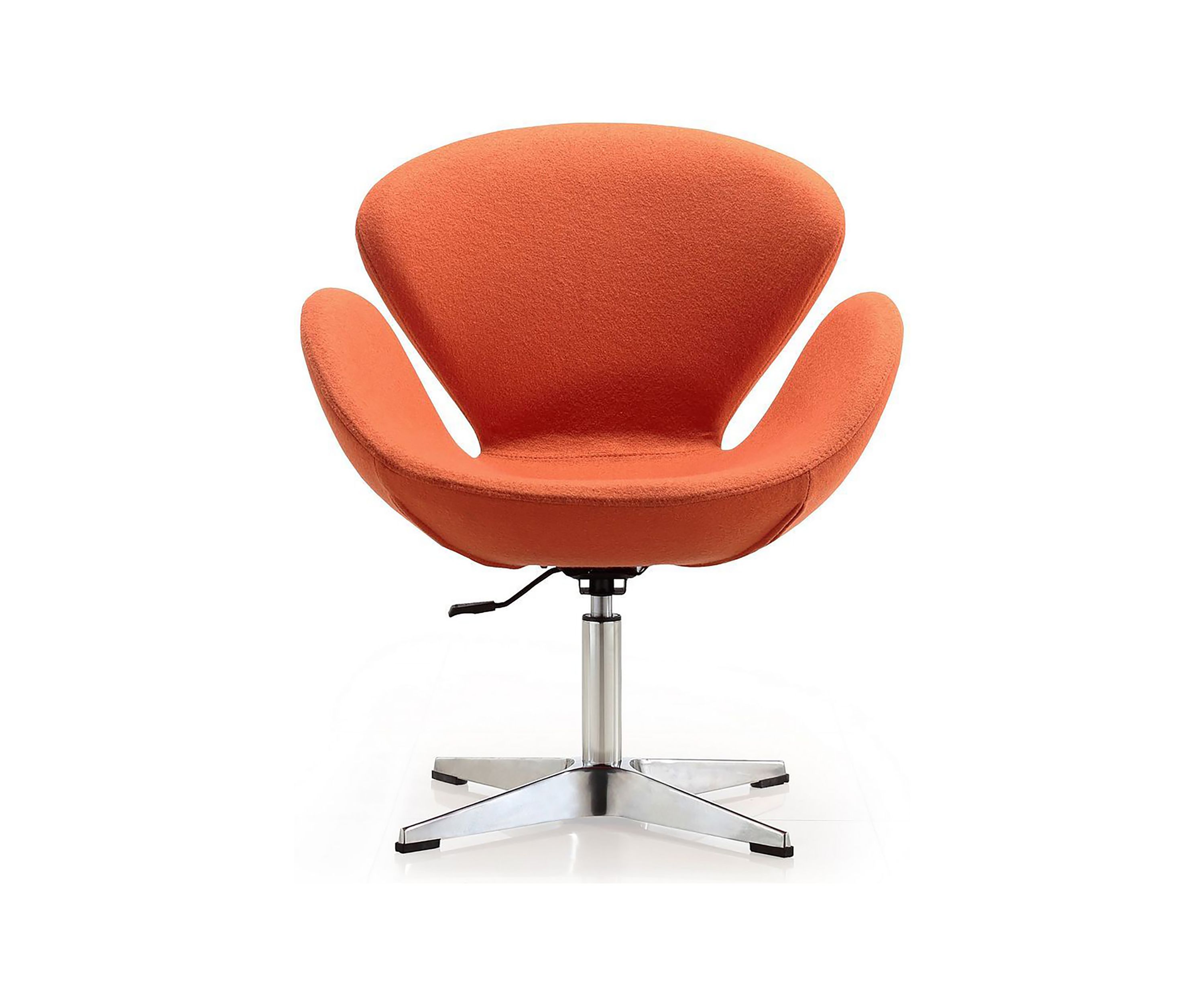 Raspberry Adjustable Swivel Accent Chair