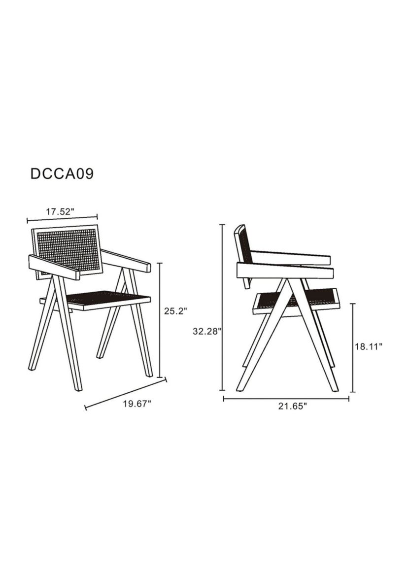 Hamlet Cane Dining Arm Chair