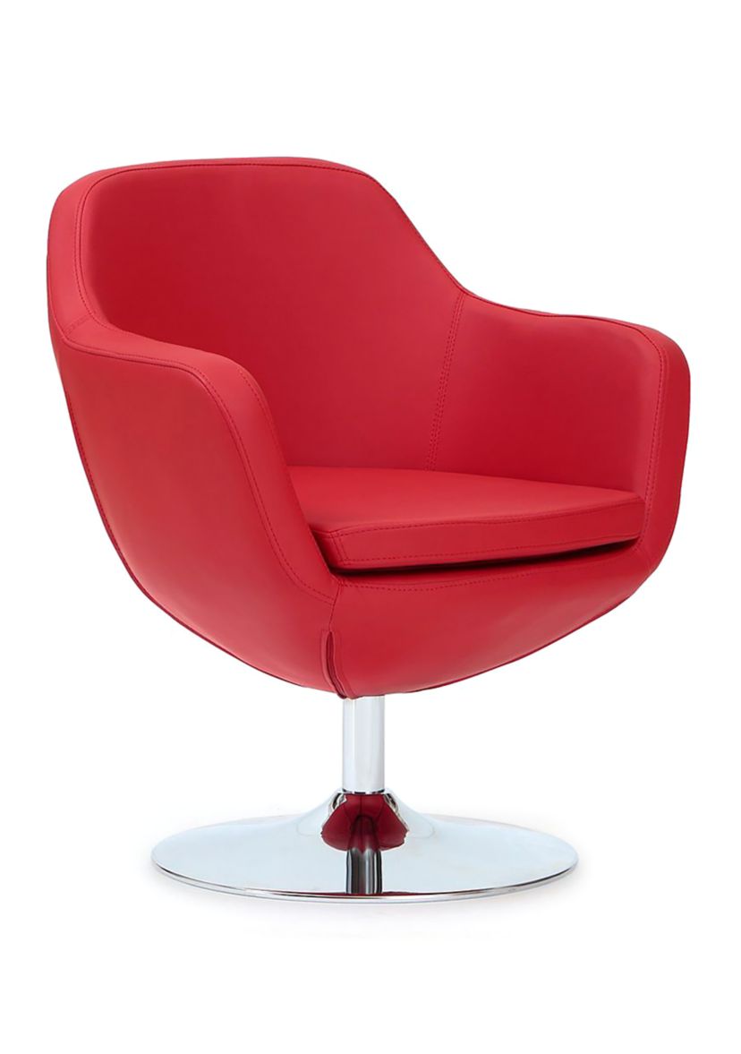 Caisson Swivel Accent Chair