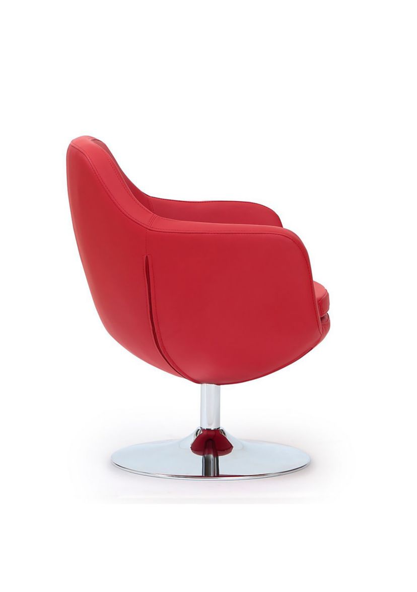 Caisson Swivel Accent Chair