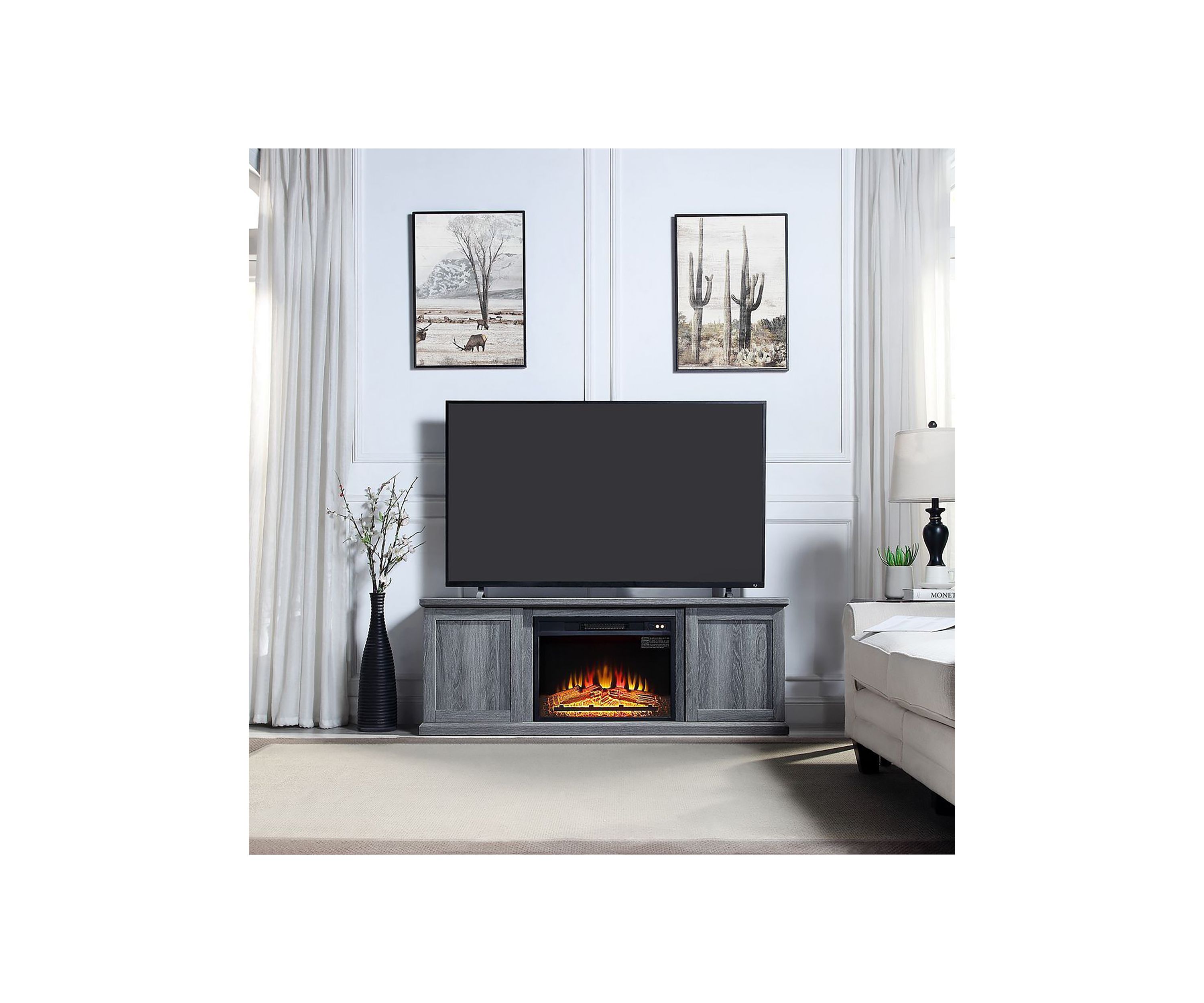 Franklin 60" Fireplace