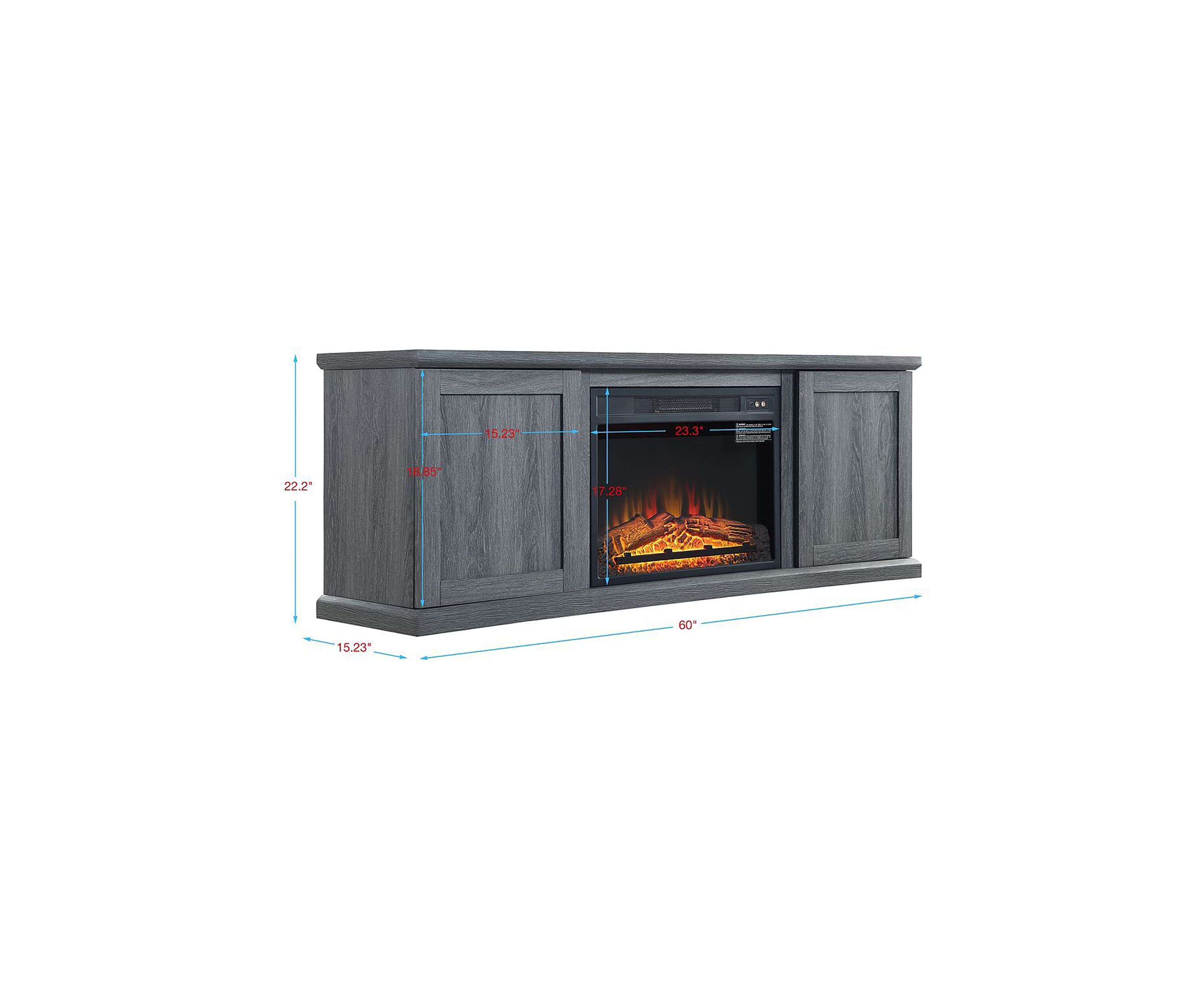 Franklin 60" Fireplace