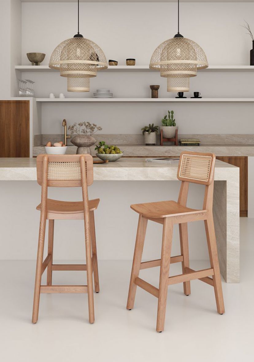 Versailles Cane Counter Stool