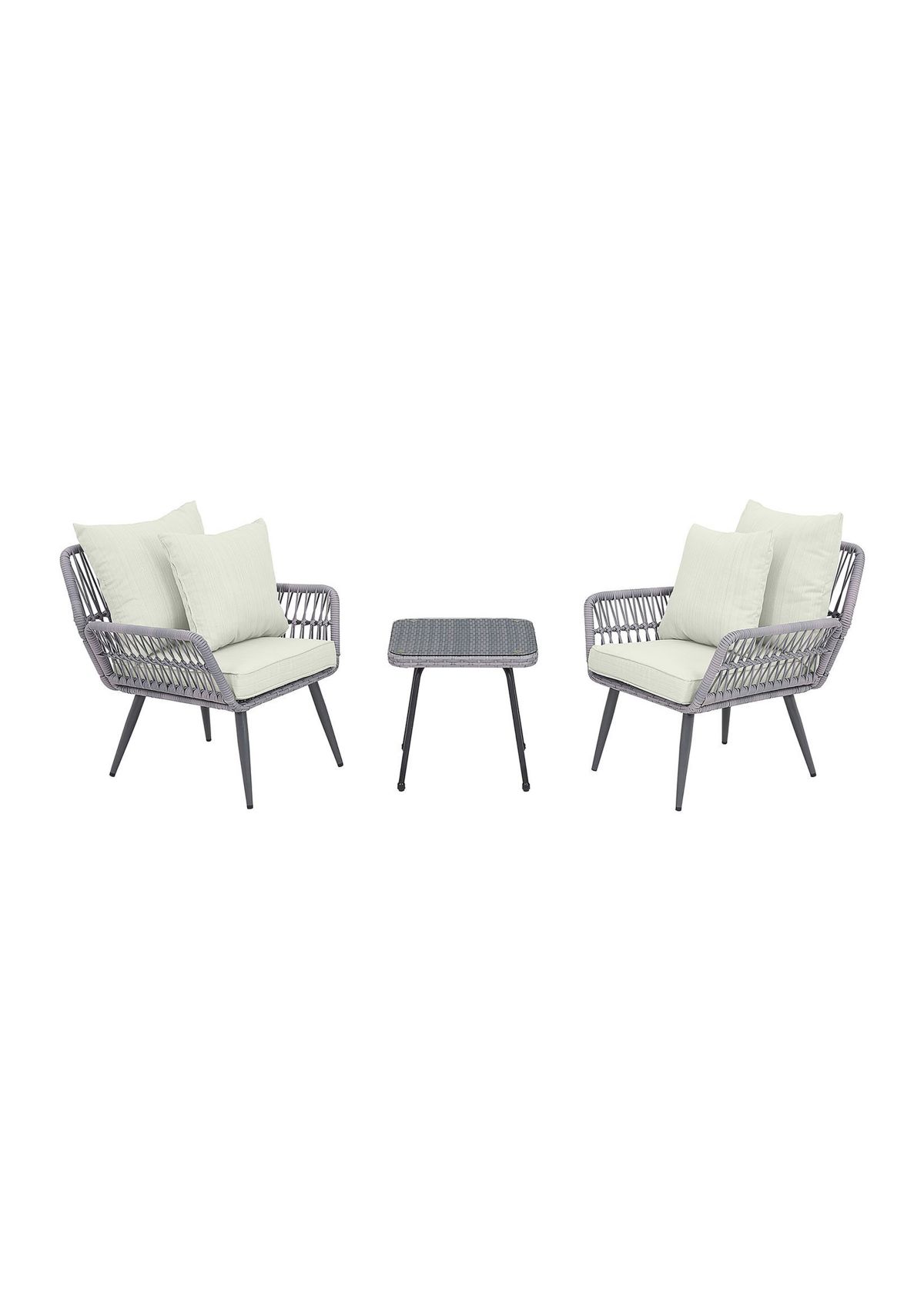 Cannes Patio 2- Person Seating Group with End Table
