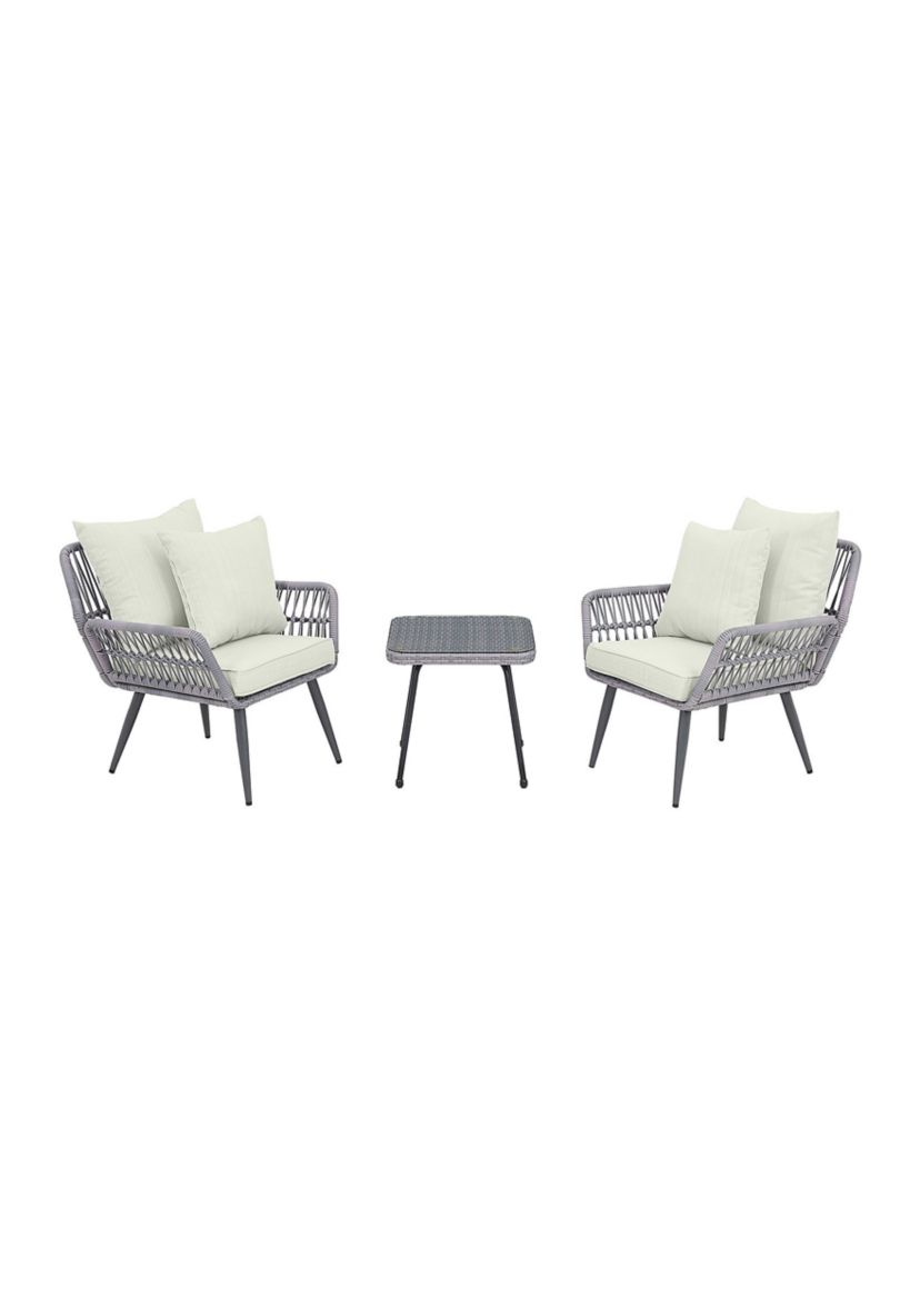 Cannes Patio 2- Person Seating Group with End Table