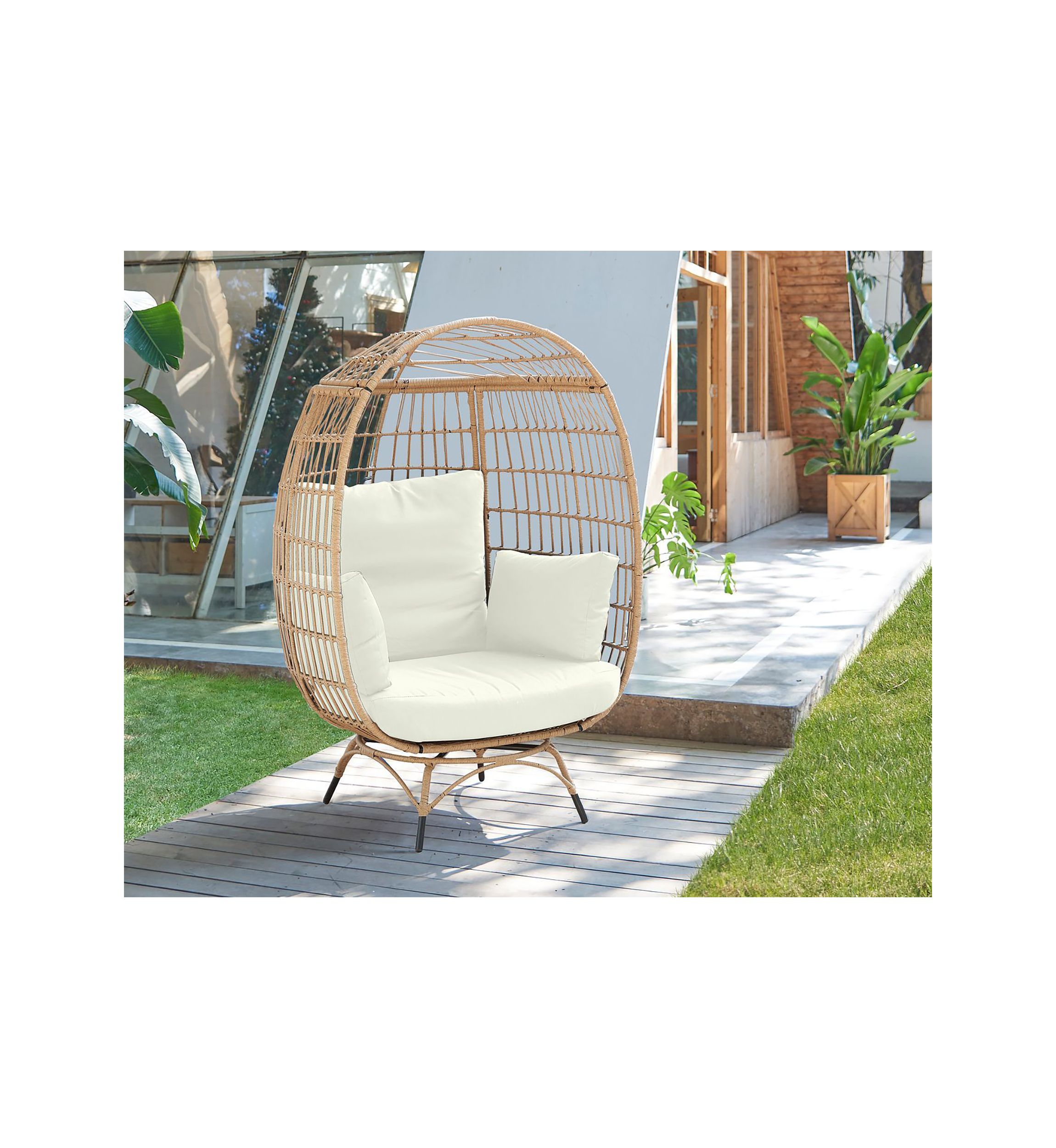 Spezia Patio Freestanding Egg Chair