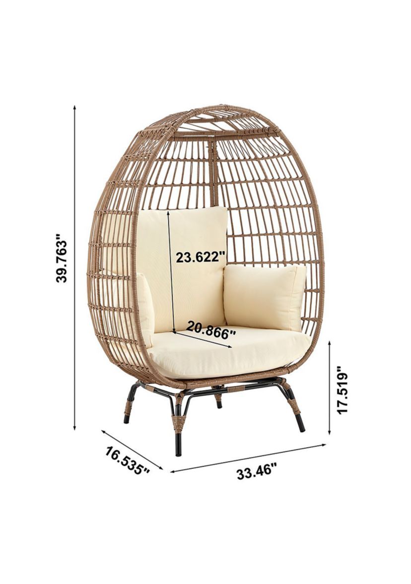 Spezia Patio Freestanding Egg Chair
