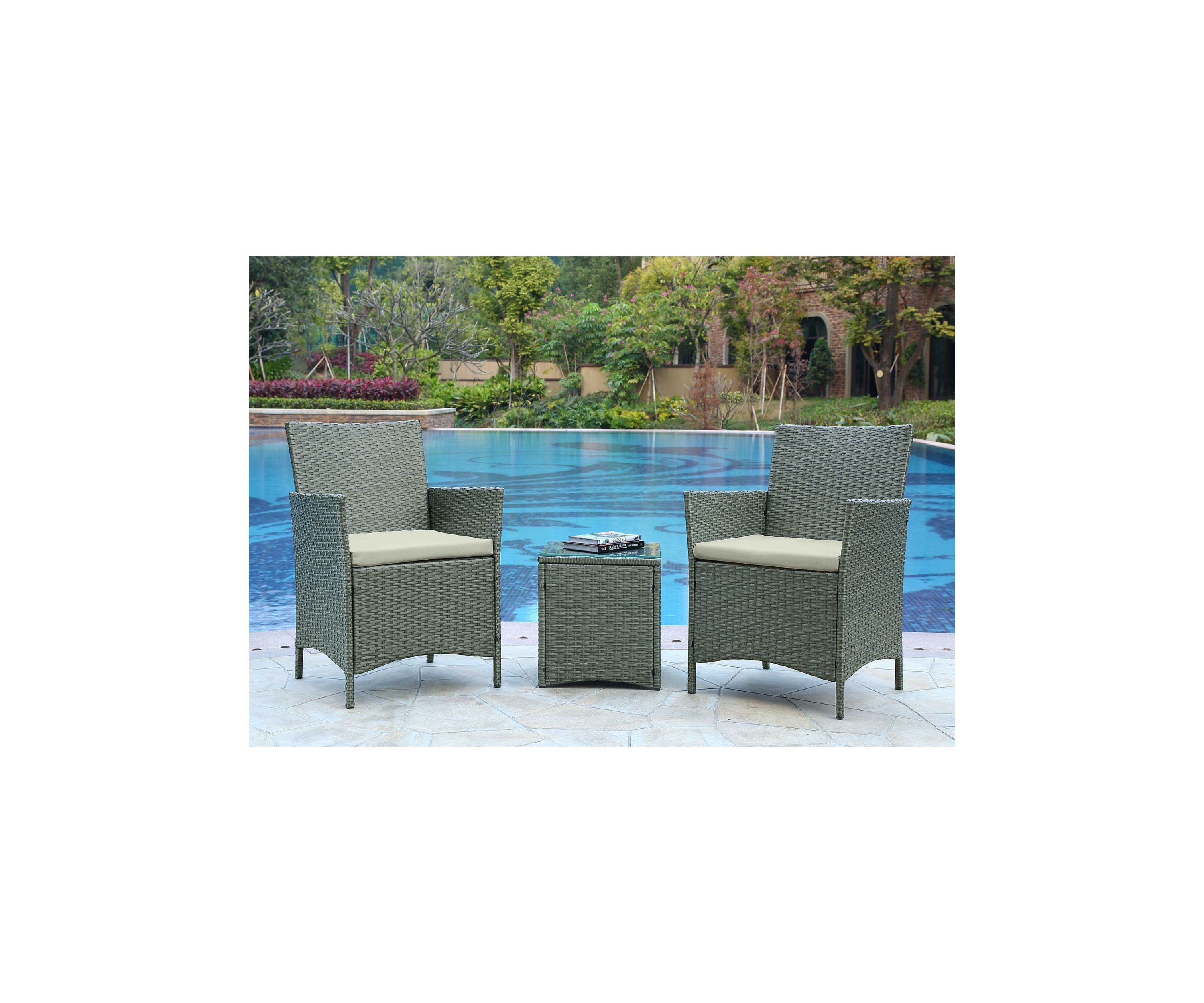 Imperia Patio 2- Person Seating Group with End Table