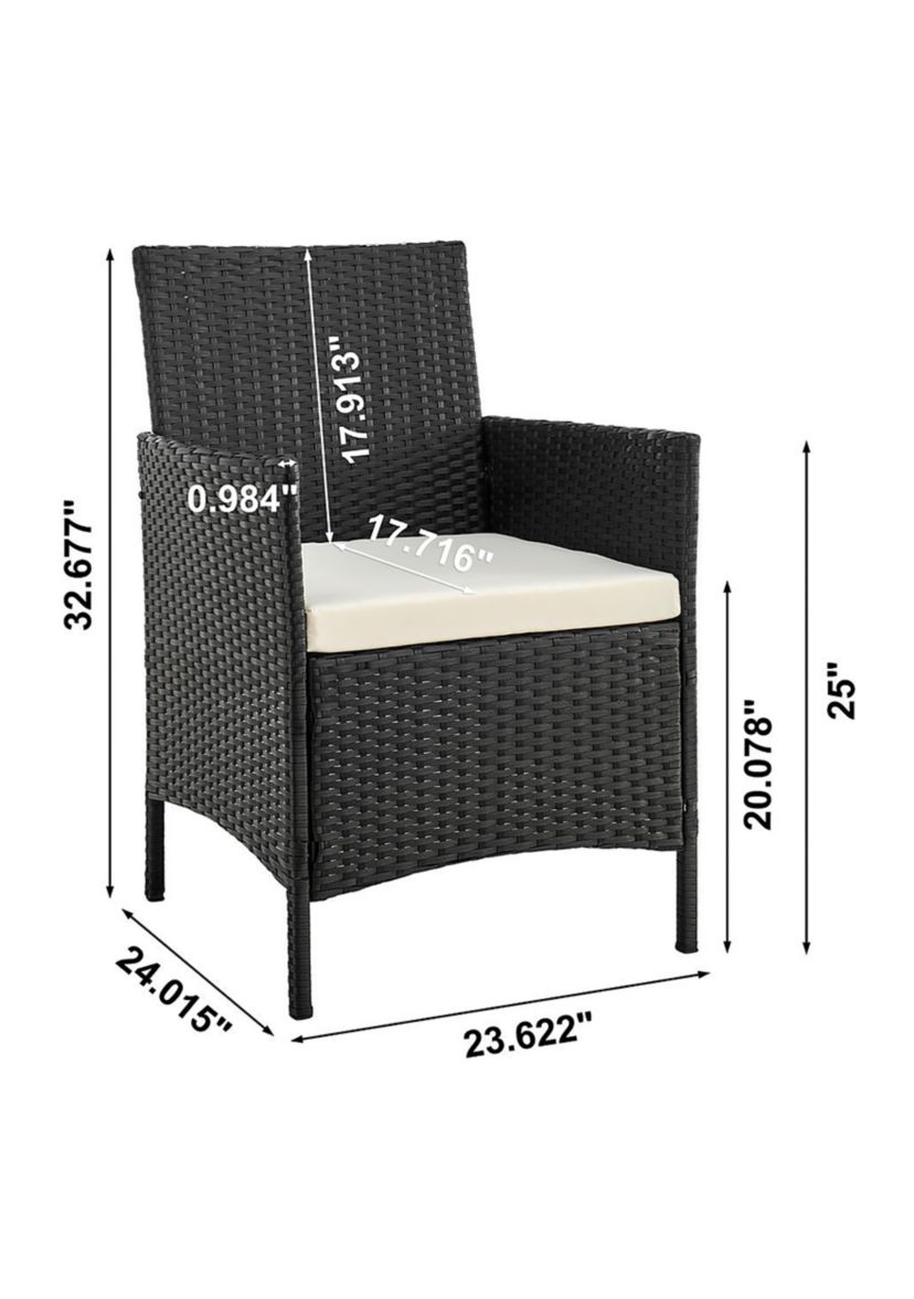 Imperia Patio 2- Person Seating Group with End Table