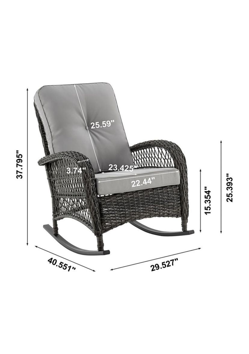 Fruttuo Patio Rocking Chair
