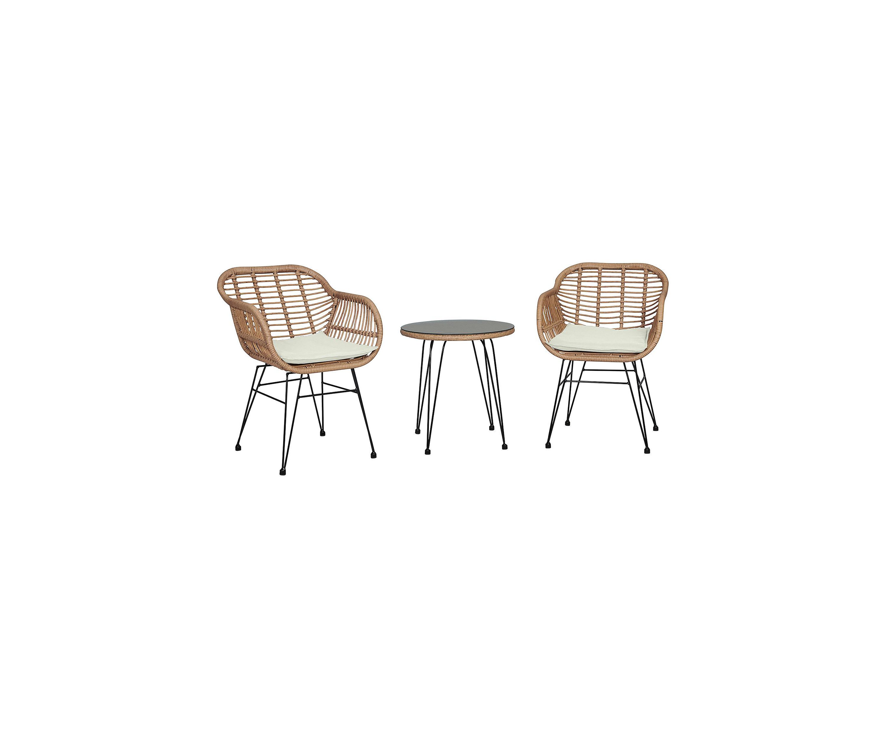 Antibes 1.0 Patio 2- Person Seating Group with End Table
