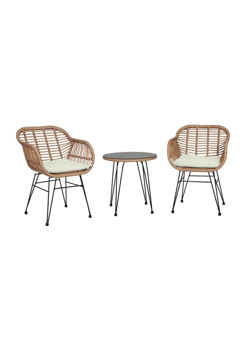 Antibes 1.0 Patio 2- Person Seating Group with End Table
