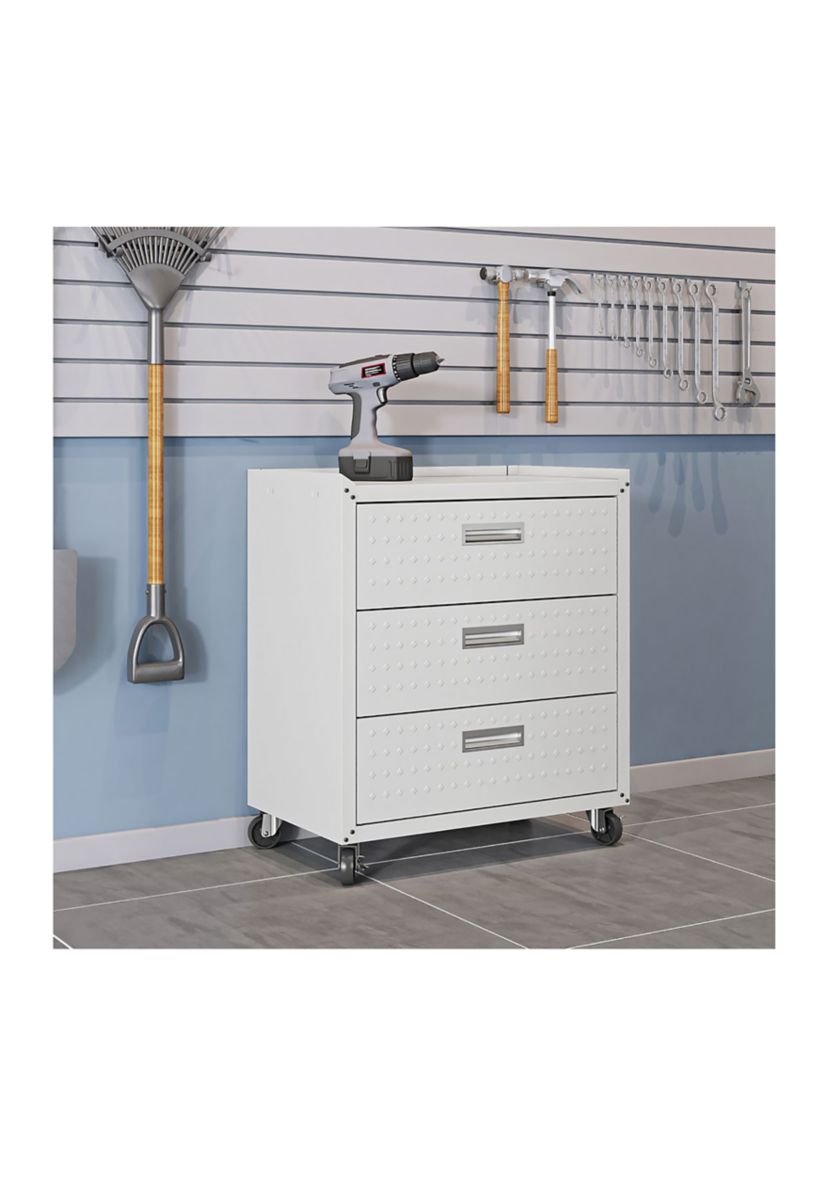 Fortress 31.5" Mobile Garage Chest with Drawers