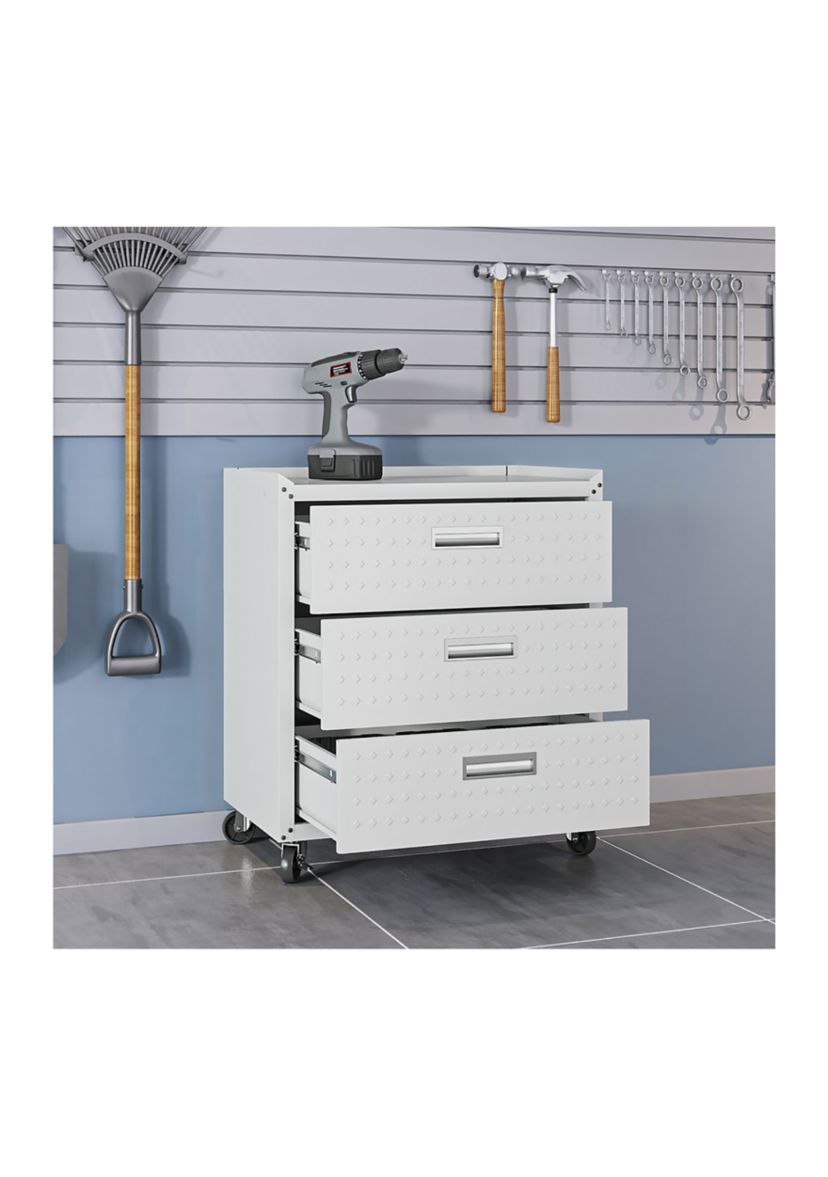Fortress 31.5" Mobile Garage Chest with Drawers