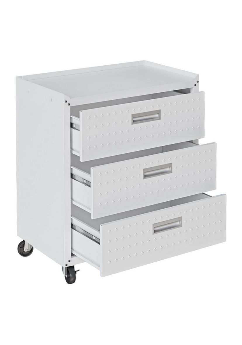 Fortress 31.5" Mobile Garage Chest with Drawers